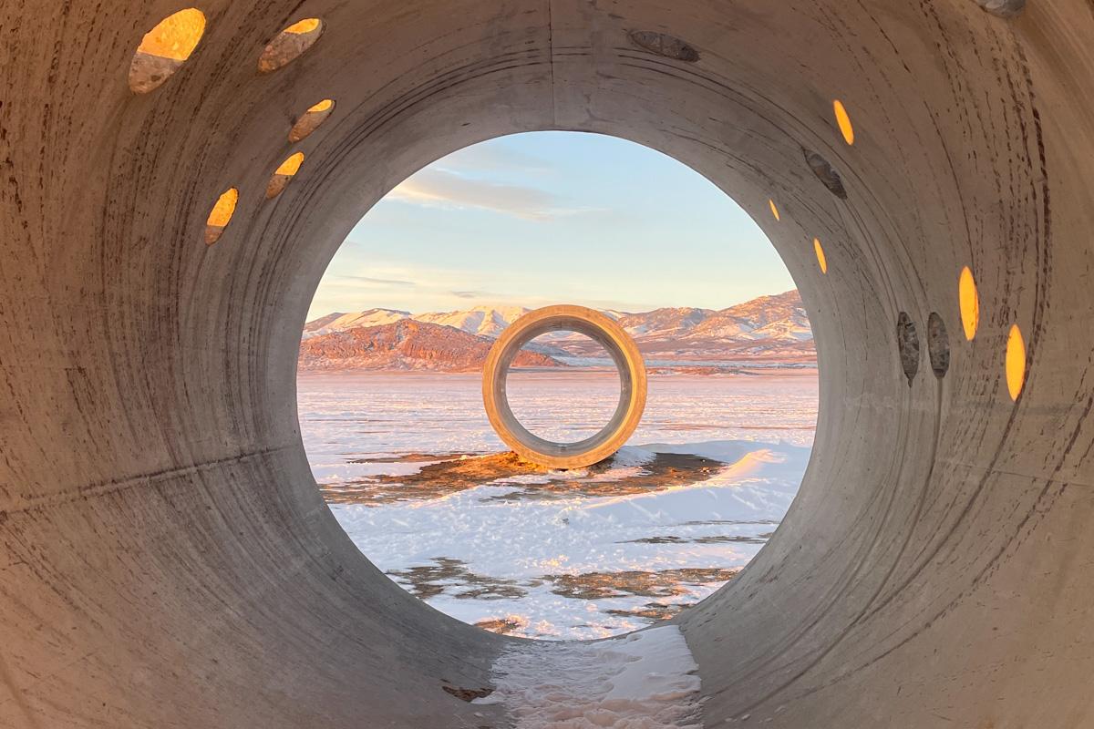 Nancy Holt's Sun Tunnels