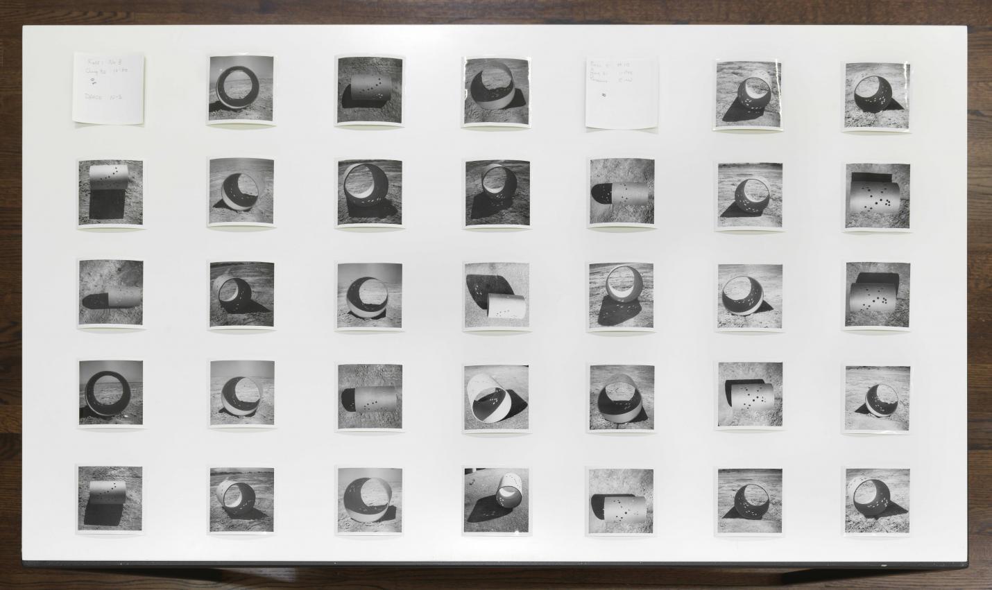 grid of small images for a model for Sun Tunnels