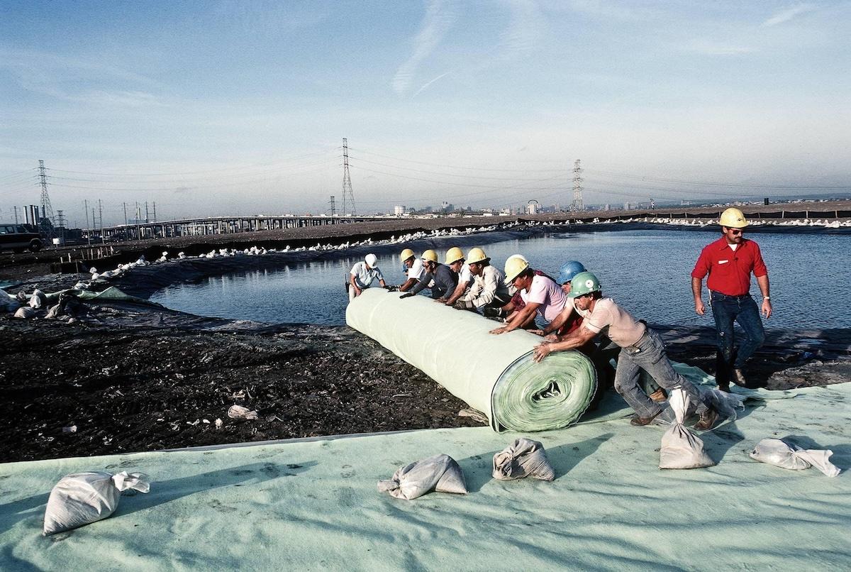 an image of Sky Mound being constructed