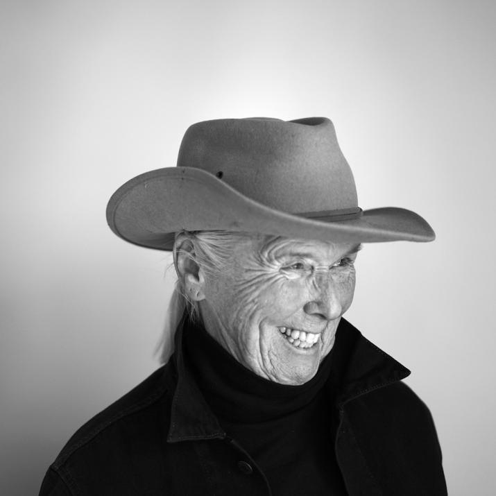 Harmony Hammond portrait by Clayton Porter