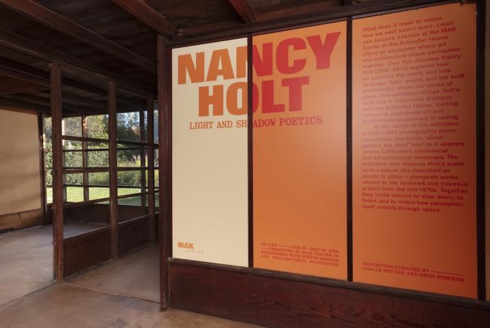 signage for an exhibition