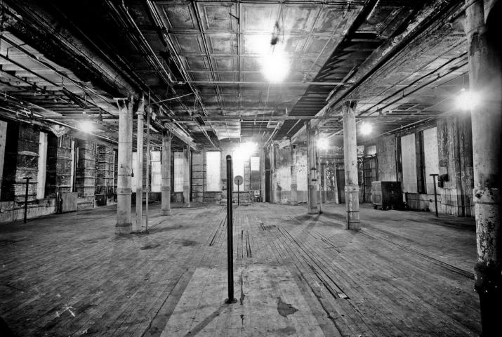 an industrial space showing a Locator installation