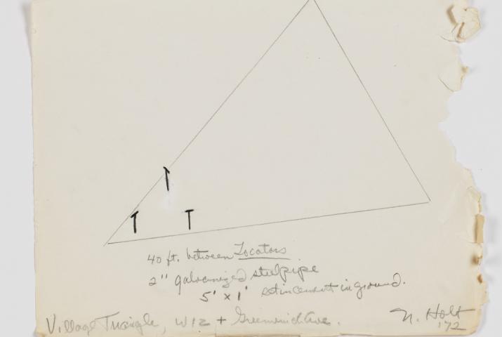 a drawing for an outdoor Locator artwork