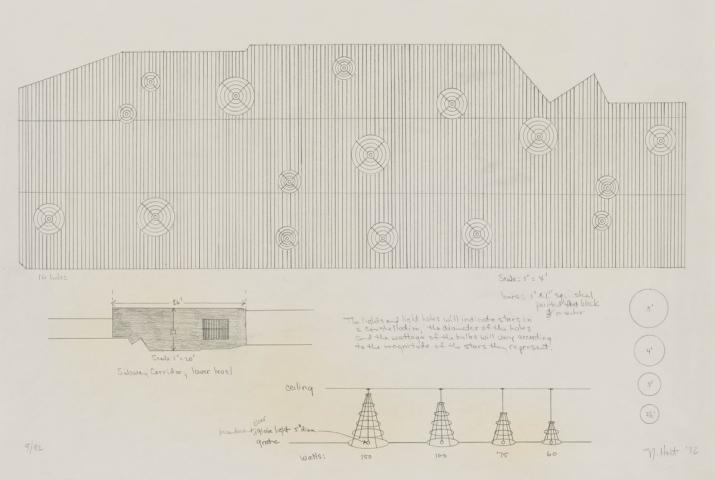 pencil drawing for a public sculpture