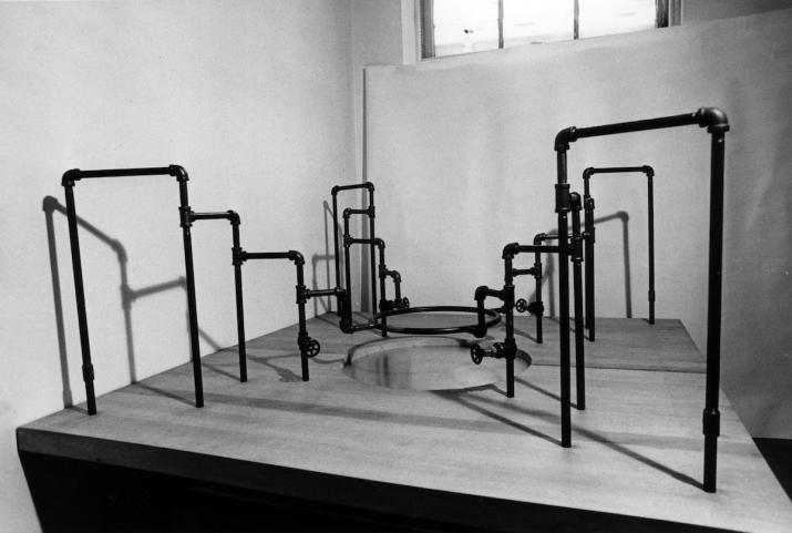 model for a work involving a system of pipes