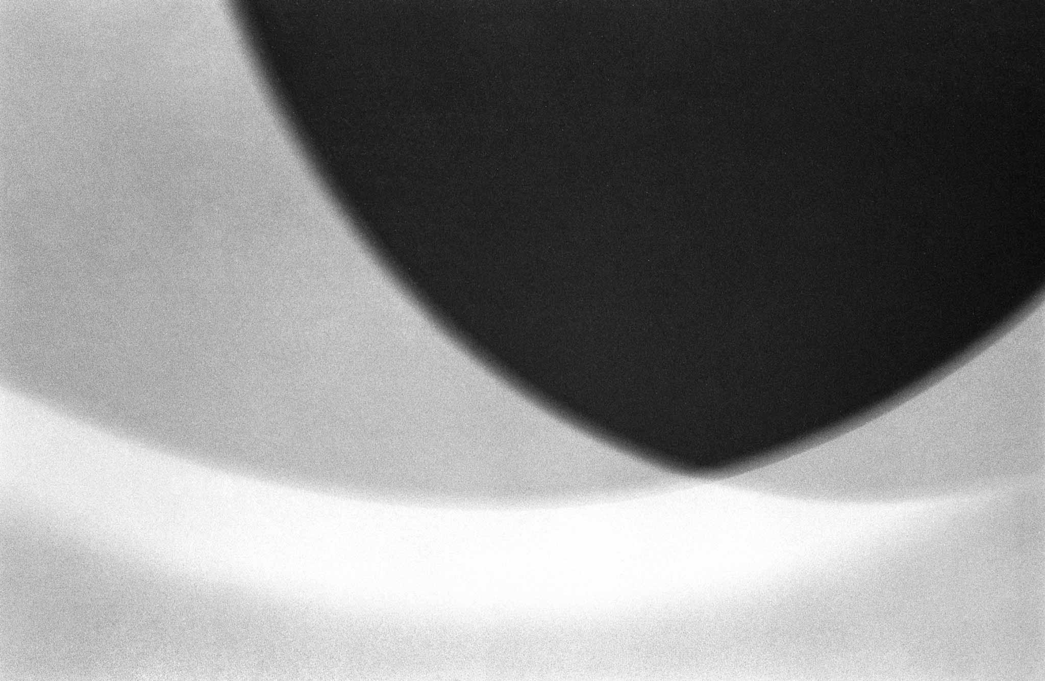 Photograph of circular light projection on wall