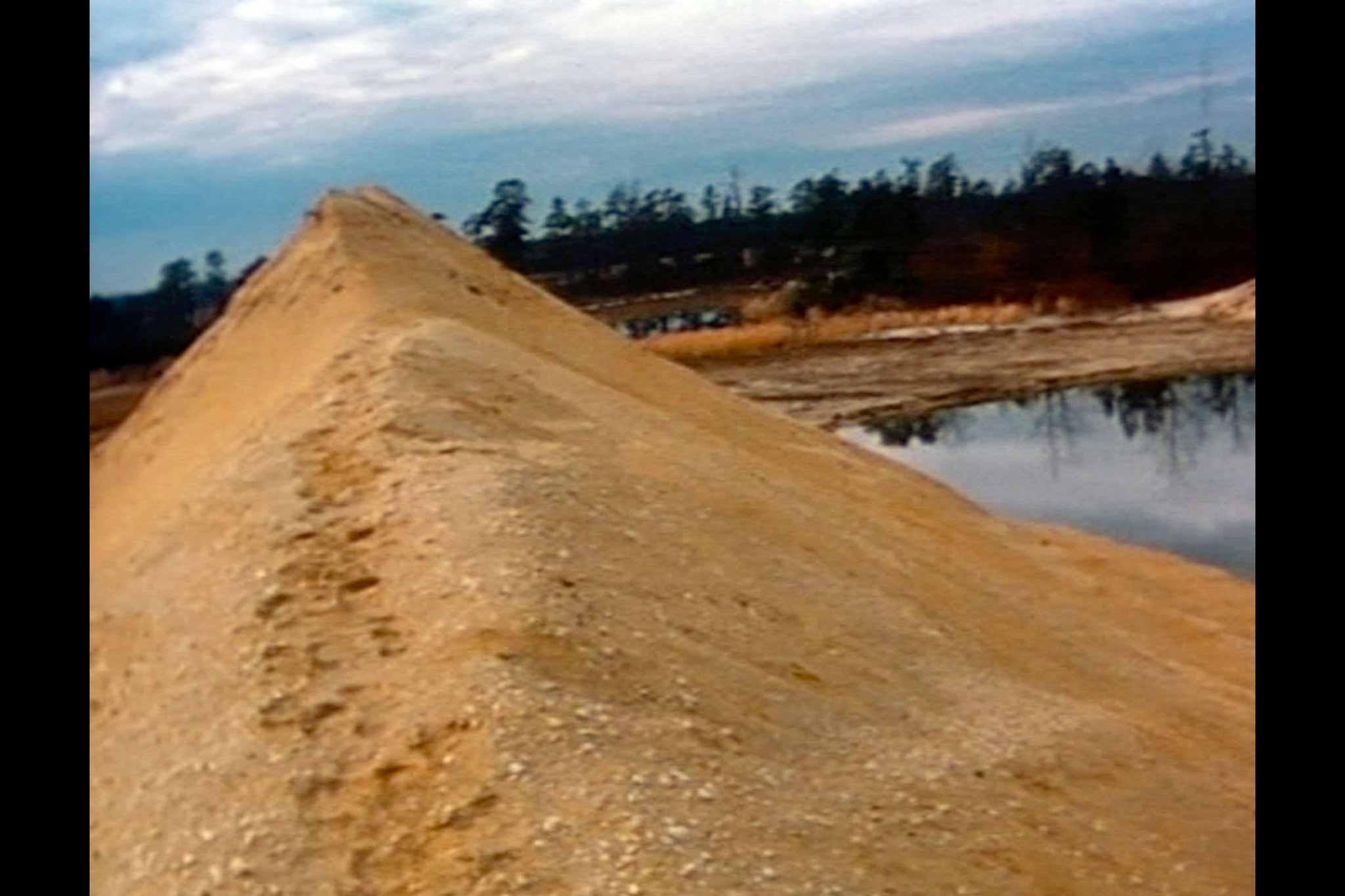 A still image from the film Pine Barrens