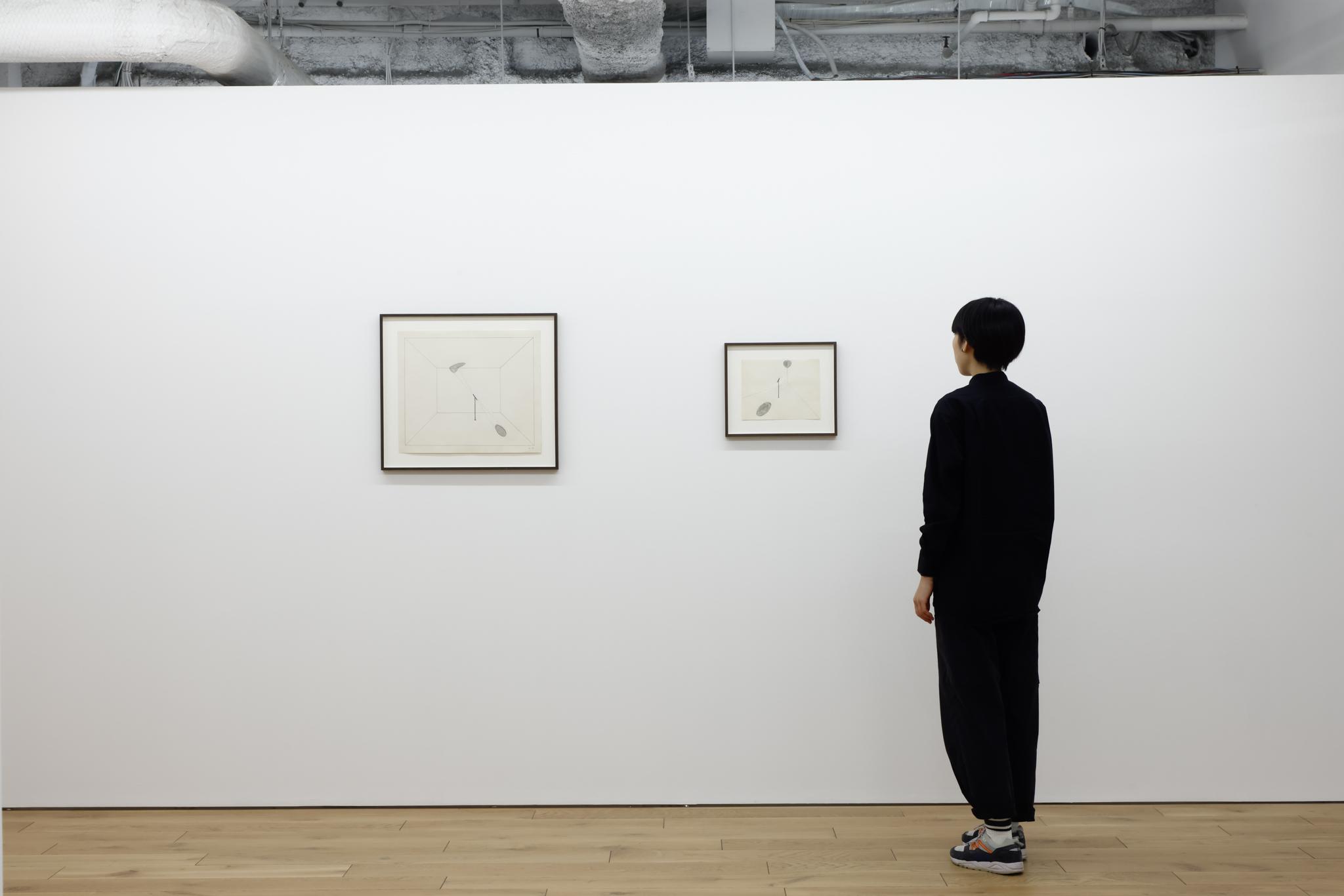 Installation view of the exhibition Nancy Holt: Points of View at  TARO NASU in Tokyo, Japan