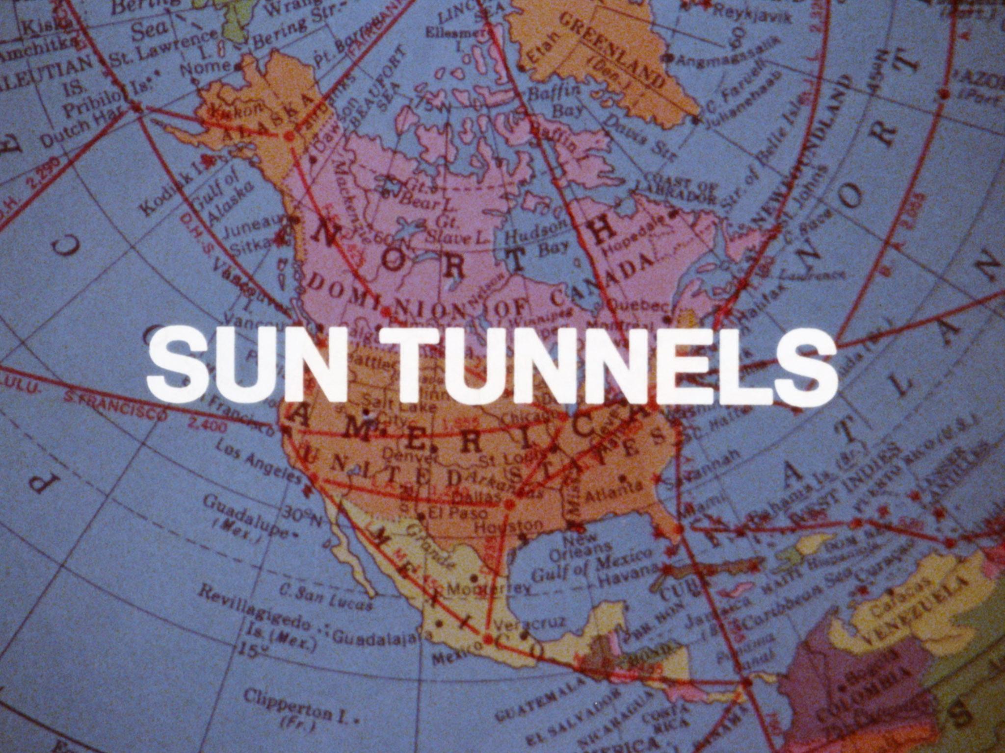 Still from Nancy Holt's Sun Tunnels film