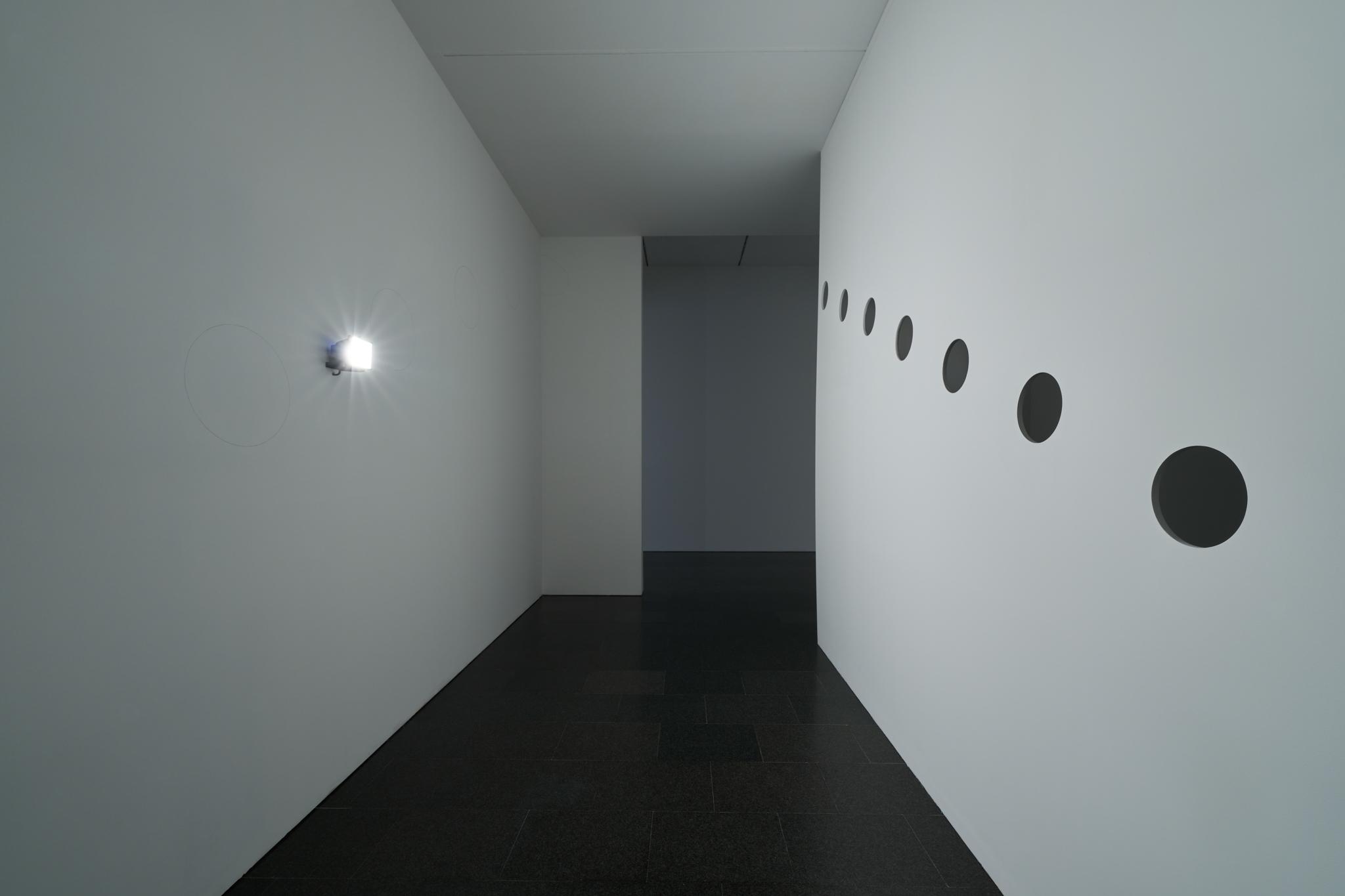 Installation view: Nancy Holt / Inside Outside, MACBA—Museu d'Art Contemporani de Barcelona, 2023