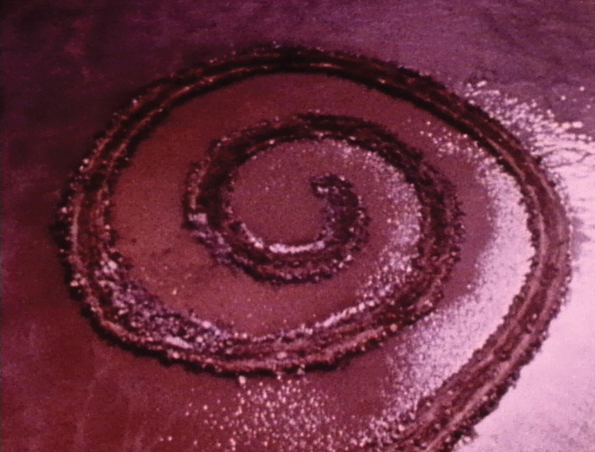 film still from spiral jetty