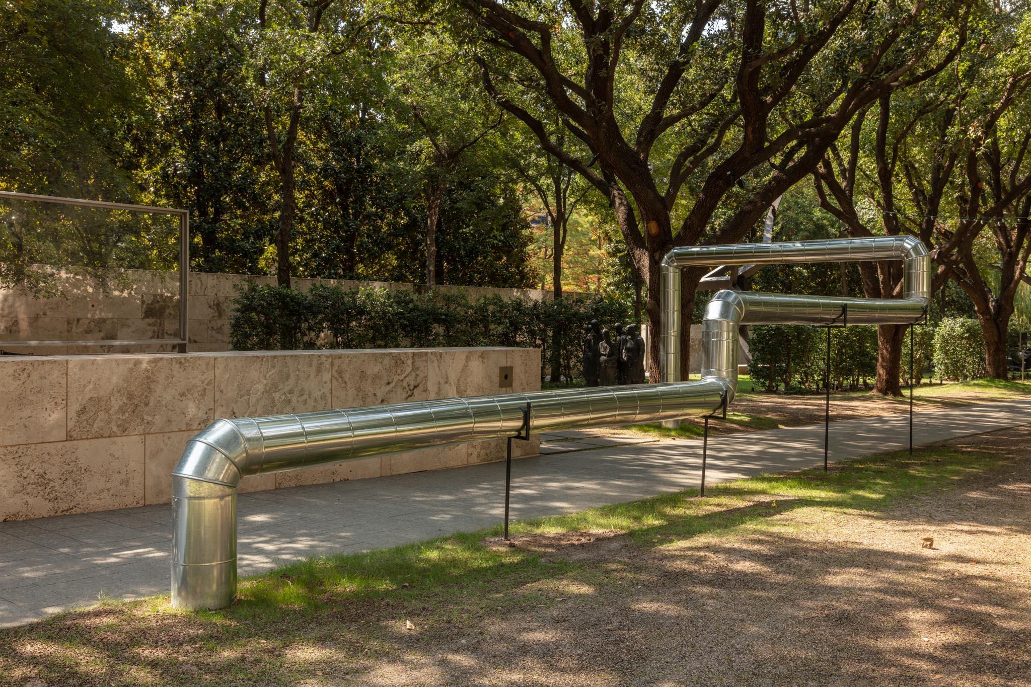 Nancy Holt's Pipeline at the Nasher Sculpture Center