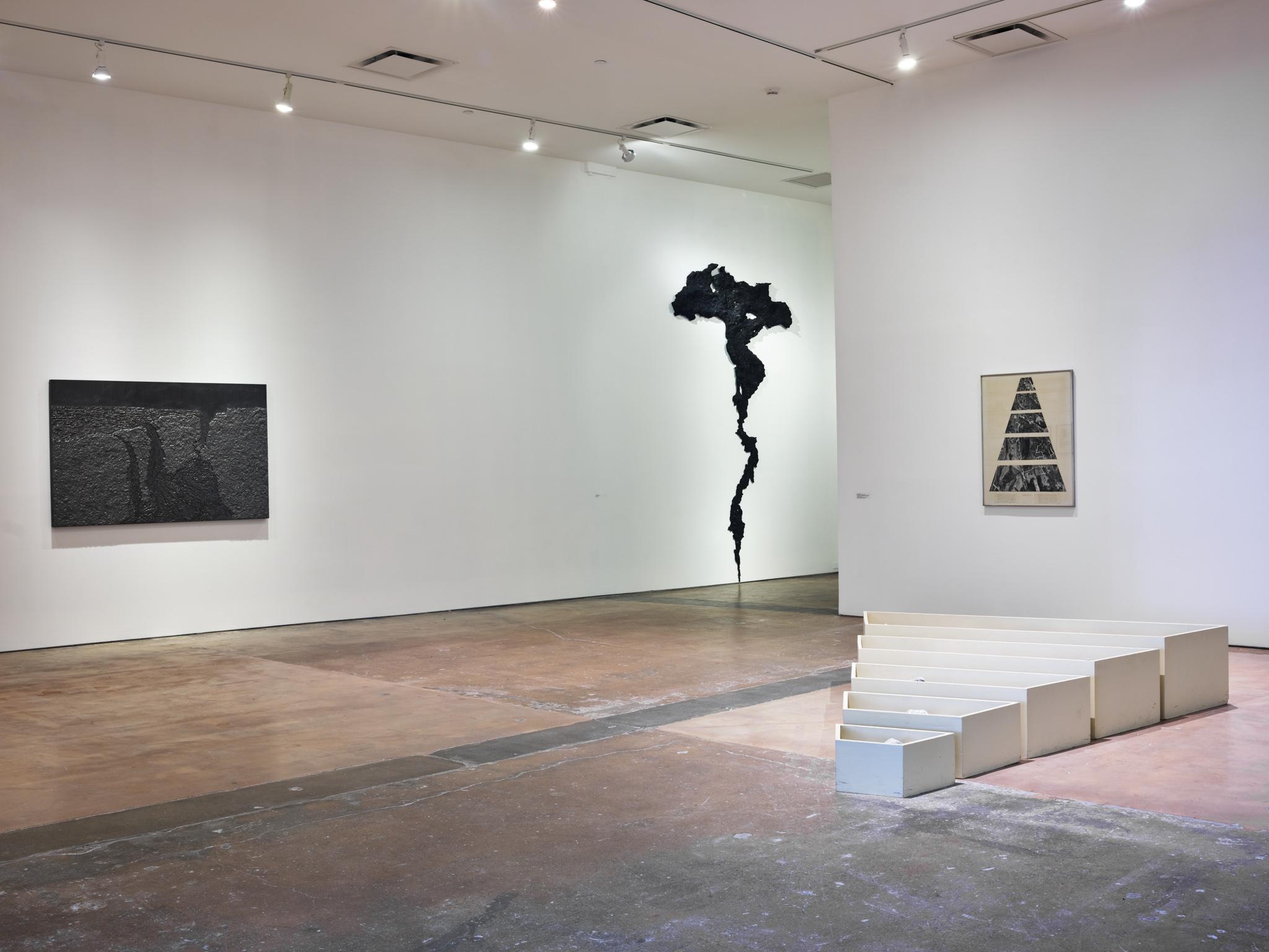 Installation view of "Teresita Fernández / Robert Smithson" at SITE SANTA FE