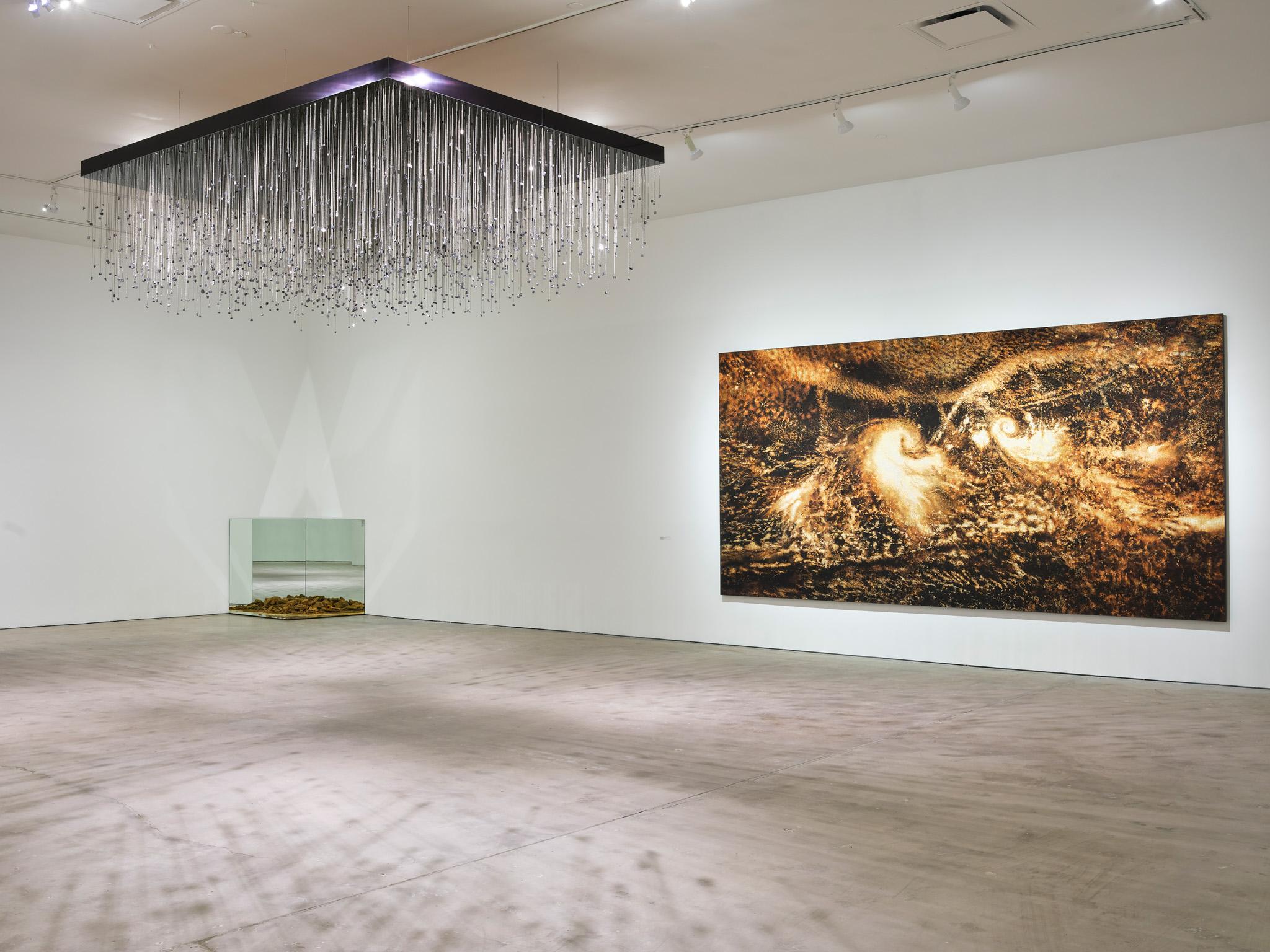 Installation view of "Teresita Fernández / Robert Smithson" at SITE SANTA FE