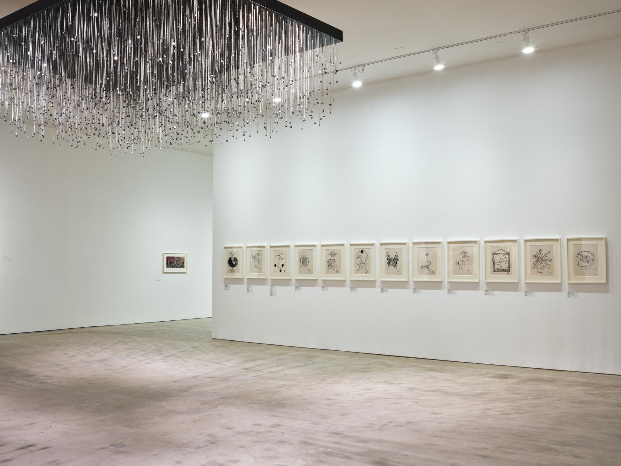 Installation view of "Teresita Fernández / Robert Smithson" at SITE SANTA FE