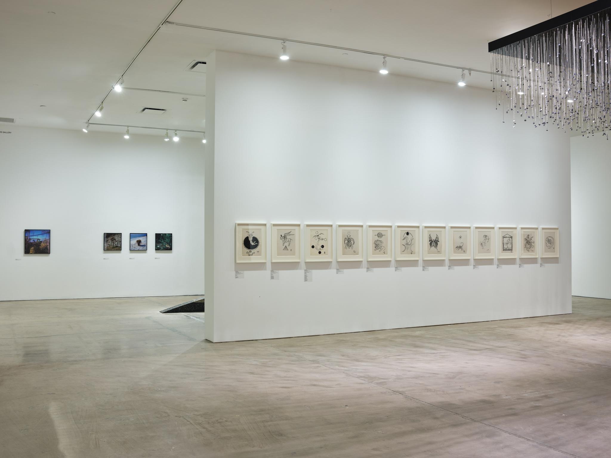 Installation view of "Teresita Fernández / Robert Smithson" at SITE SANTA FE