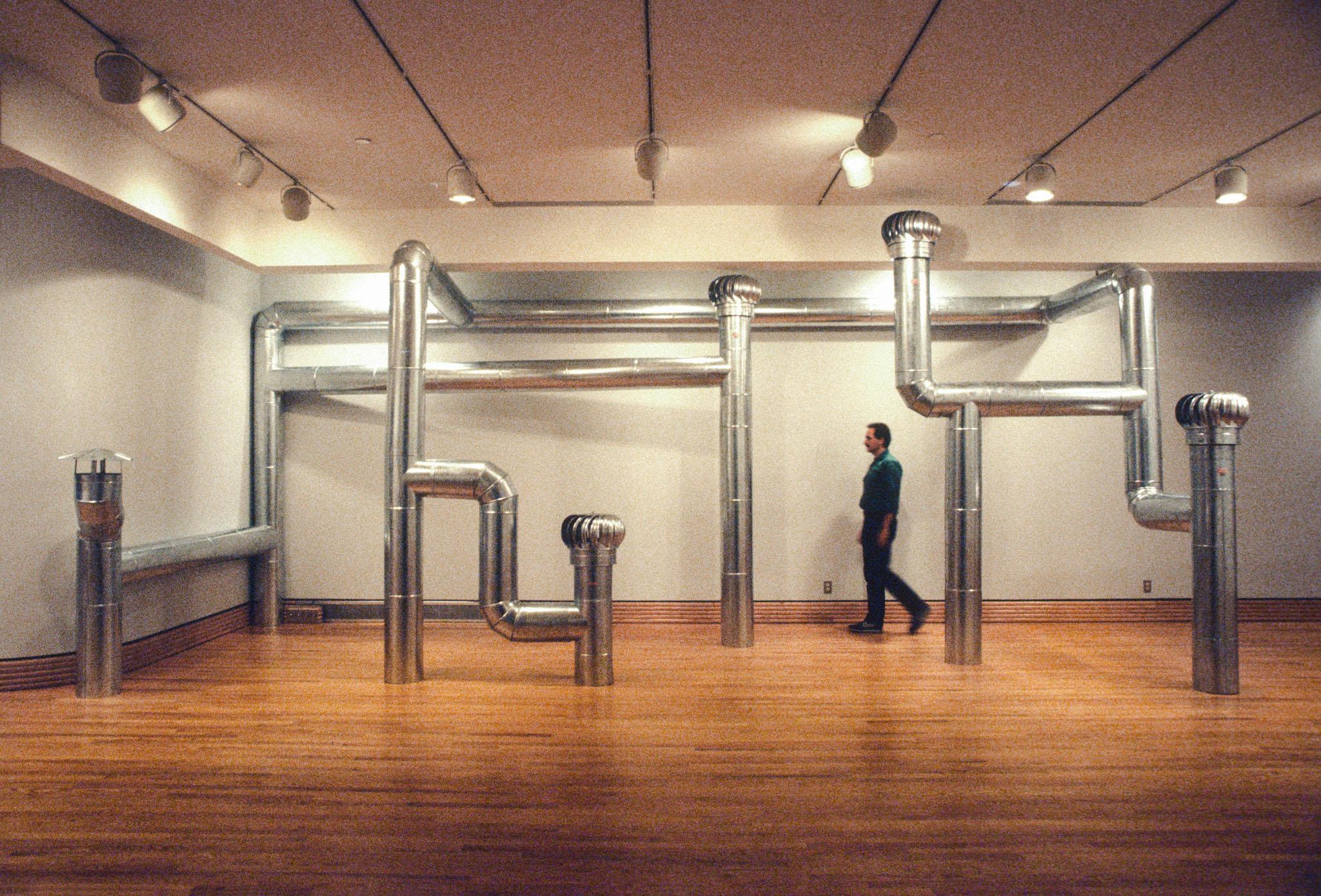 Nancy Holt, Ventilation I (1985) Installation view: Tyler Art Gallery