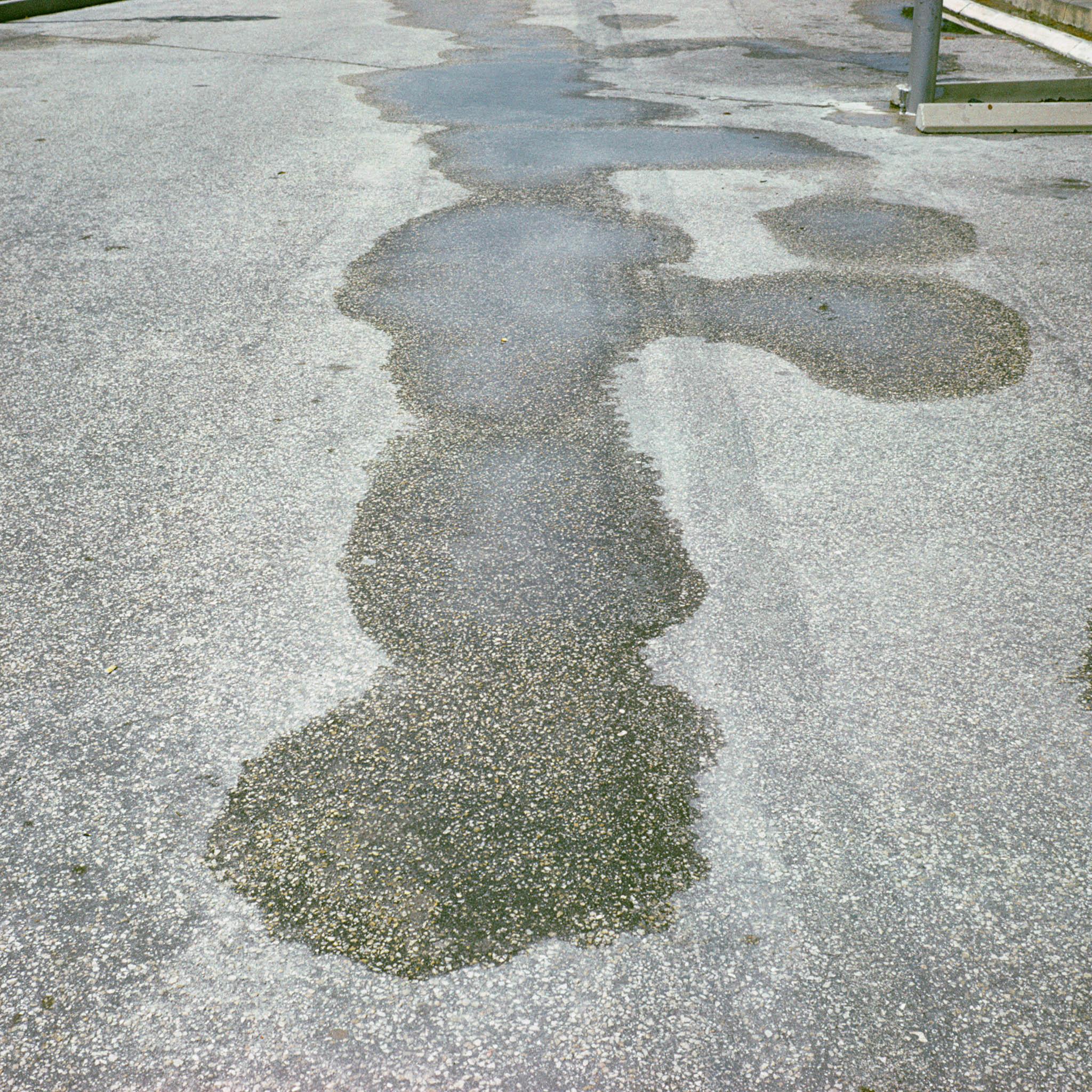 a puddle in the city of Miami 