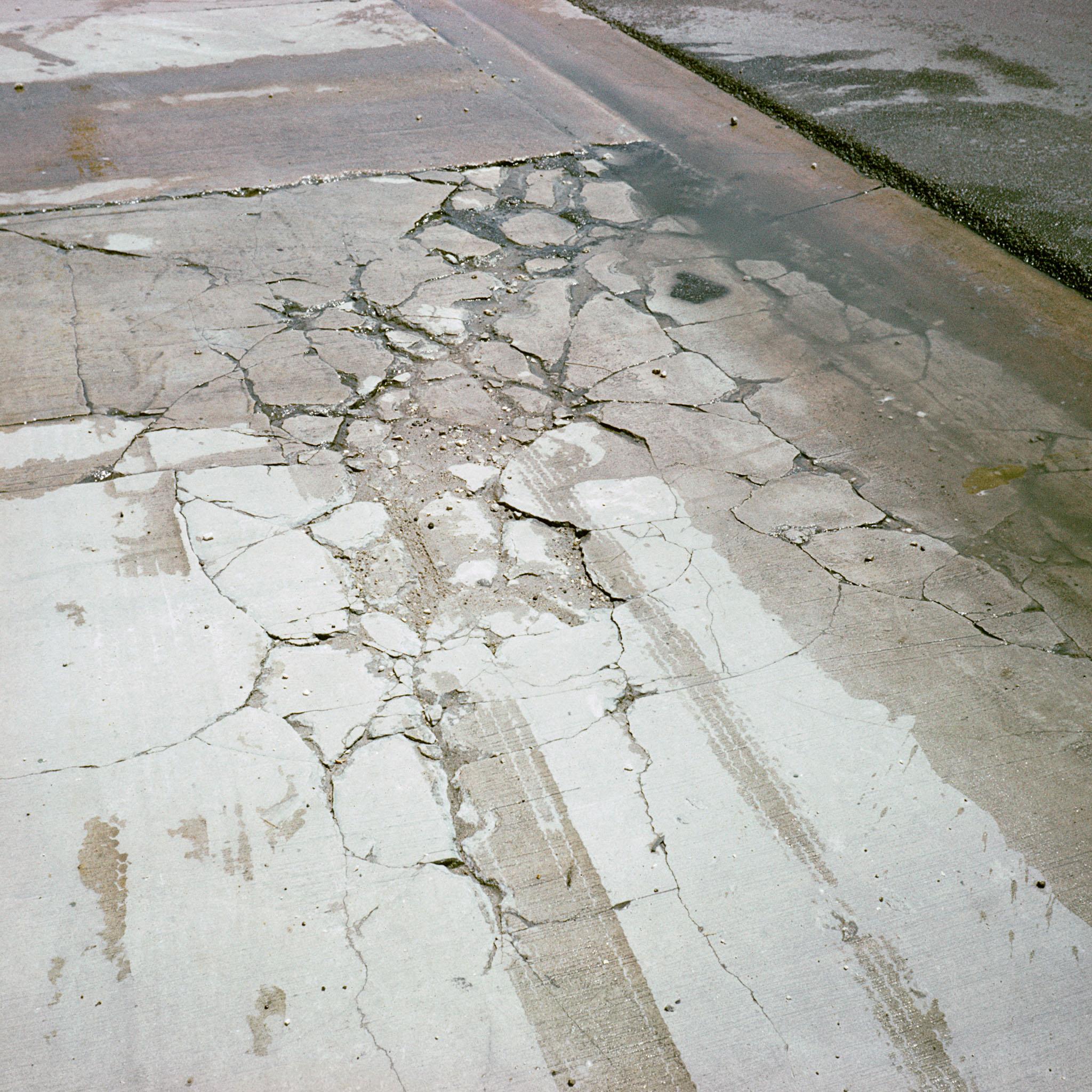 a puddle in the city of Miami 