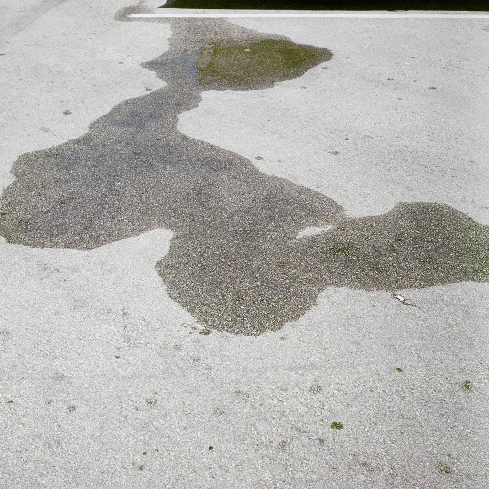 a puddle in the city of Miami 