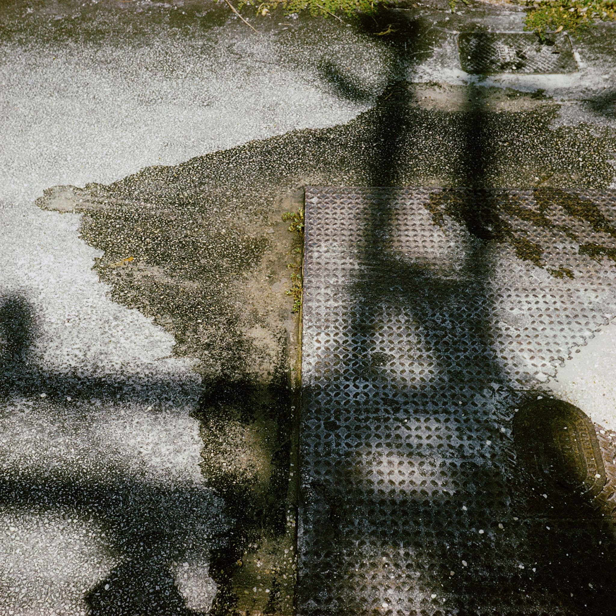 a puddle in the city of Miami 