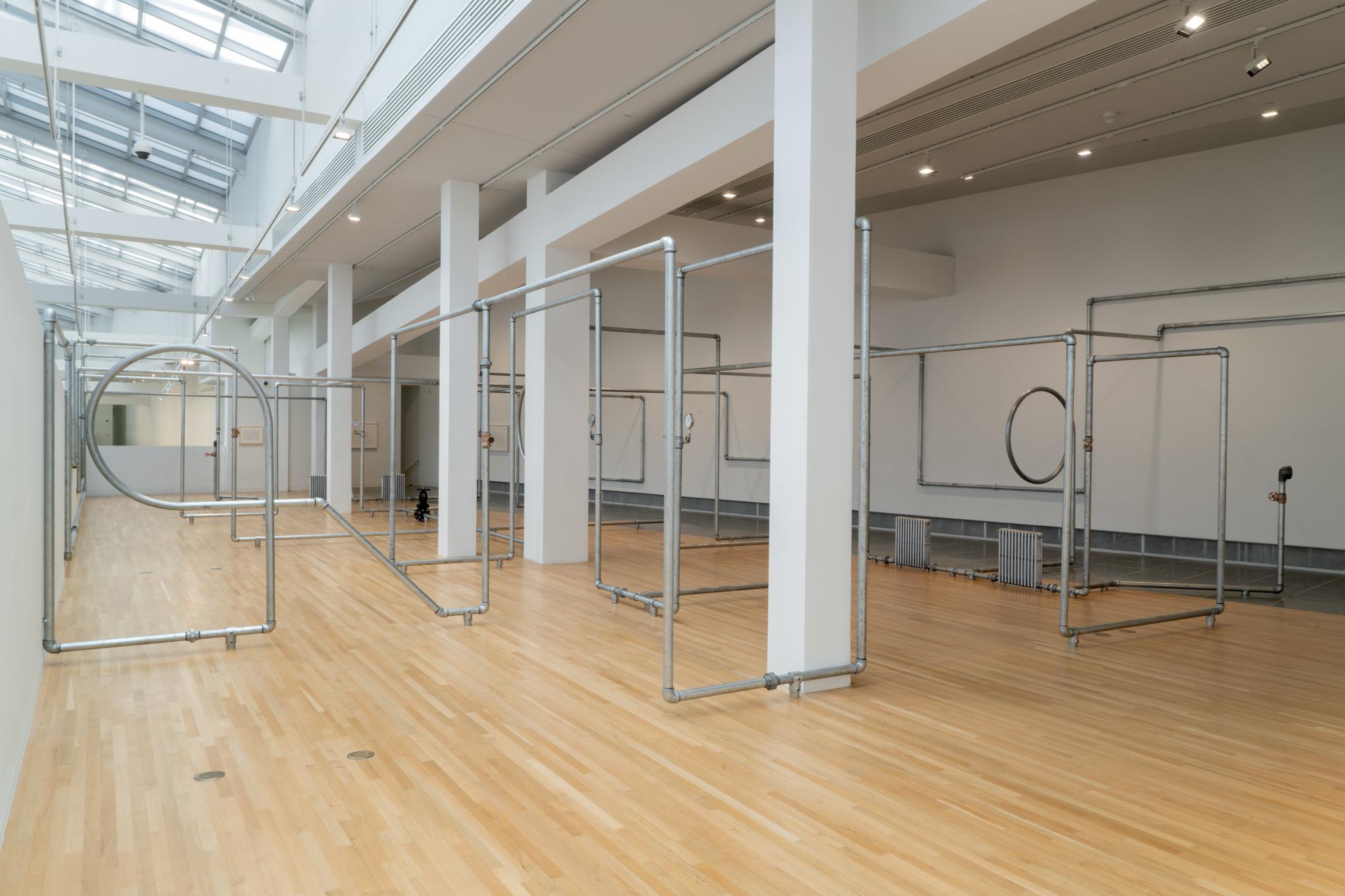 Nancy Holt's Heating System installed at the Wexner Center for the Arts