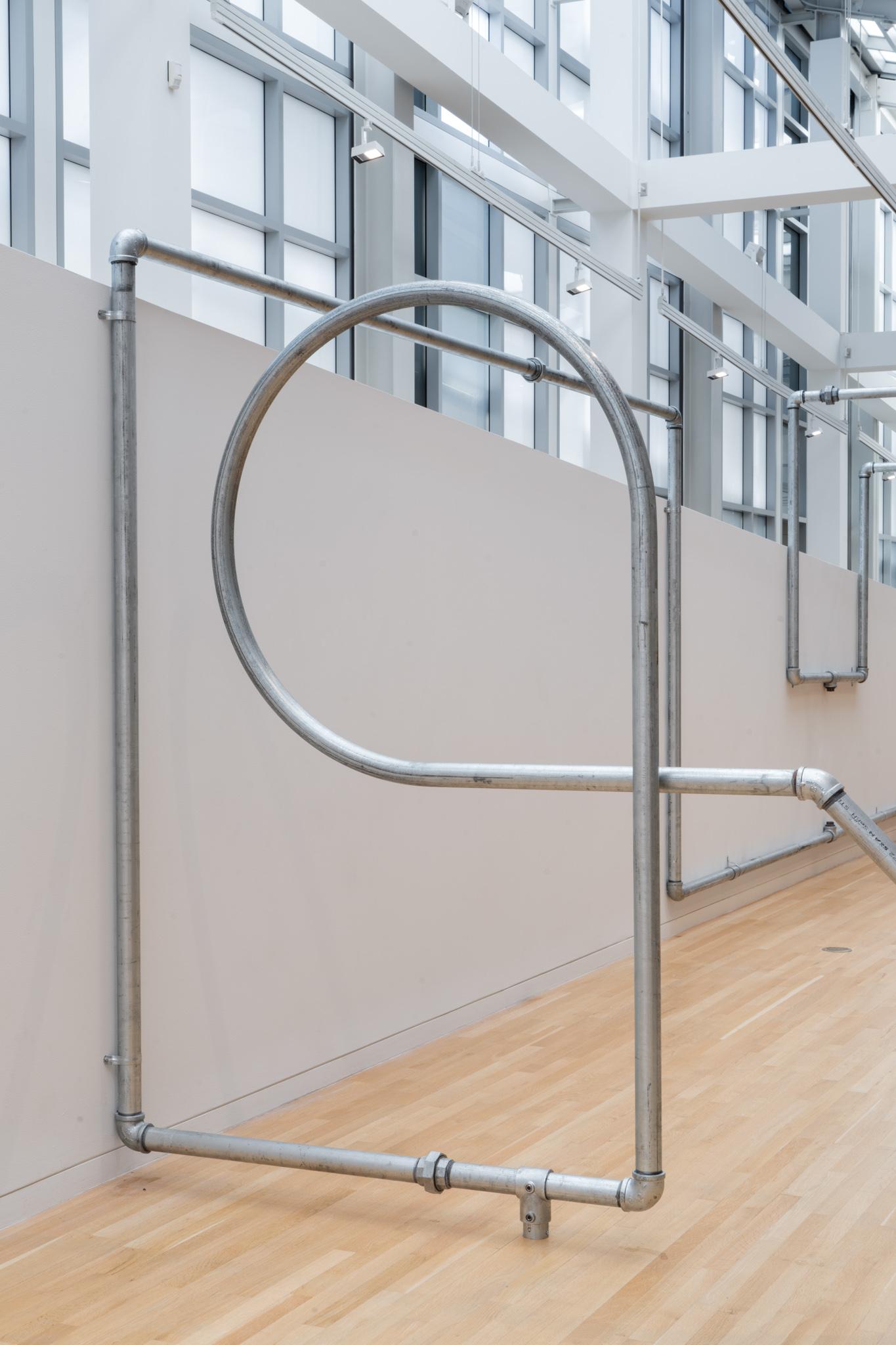 Nancy Holt's Heating System installed at the Wexner Center for the Arts