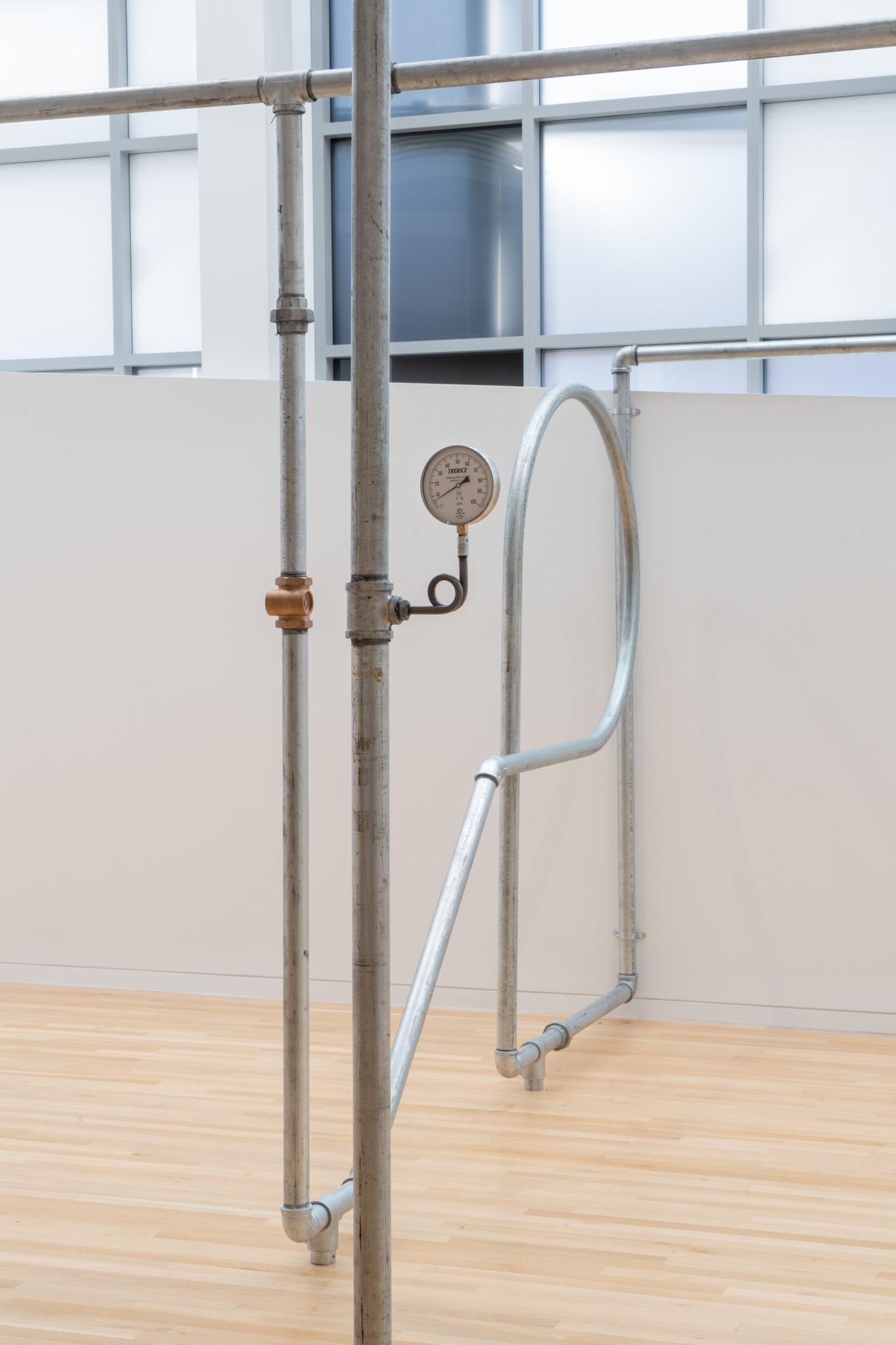 Nancy Holt's Heating System installed at the Wexner Center for the Arts