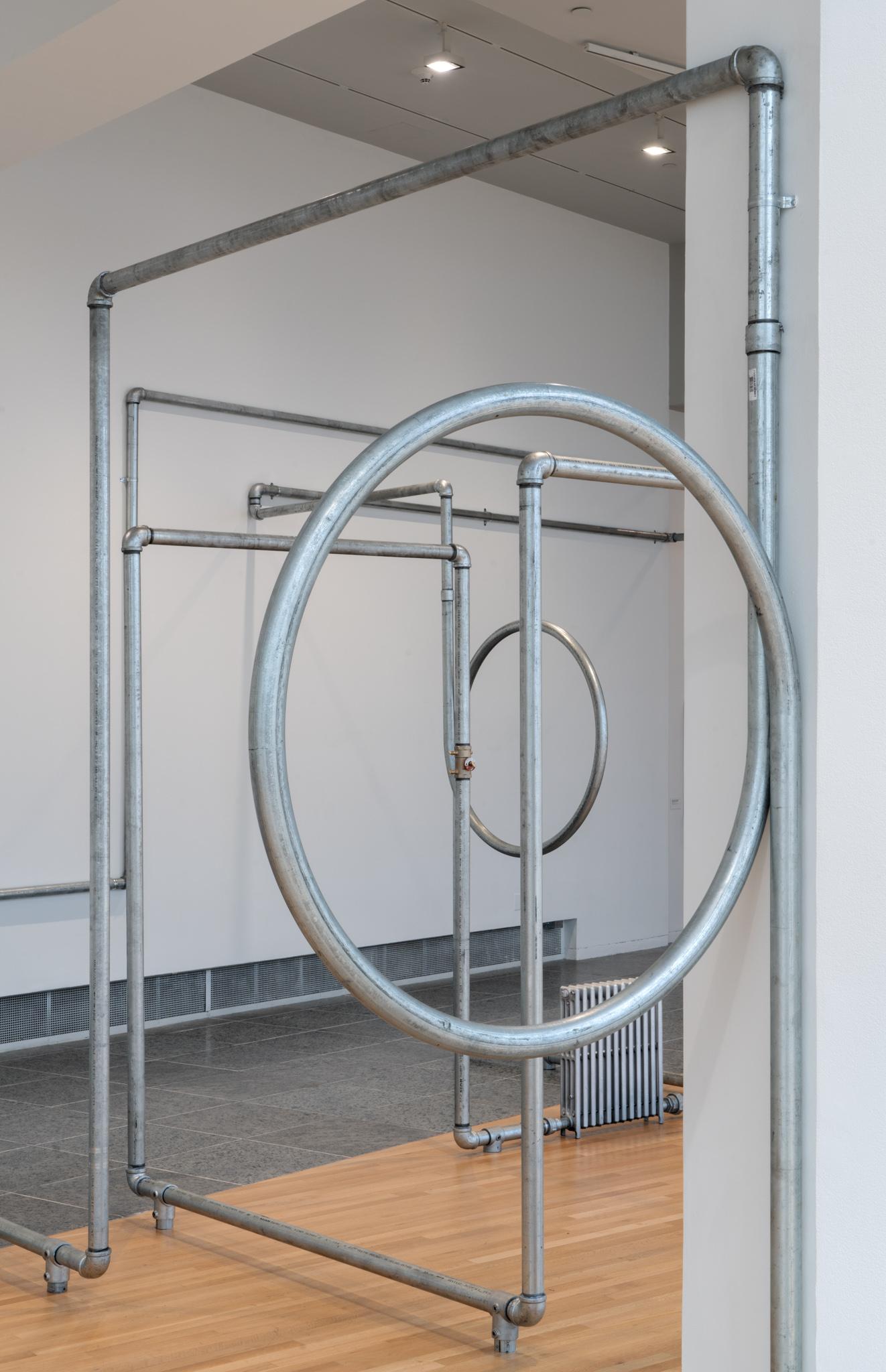 Nancy Holt's Heating System installed at the Wexner Center for the Arts