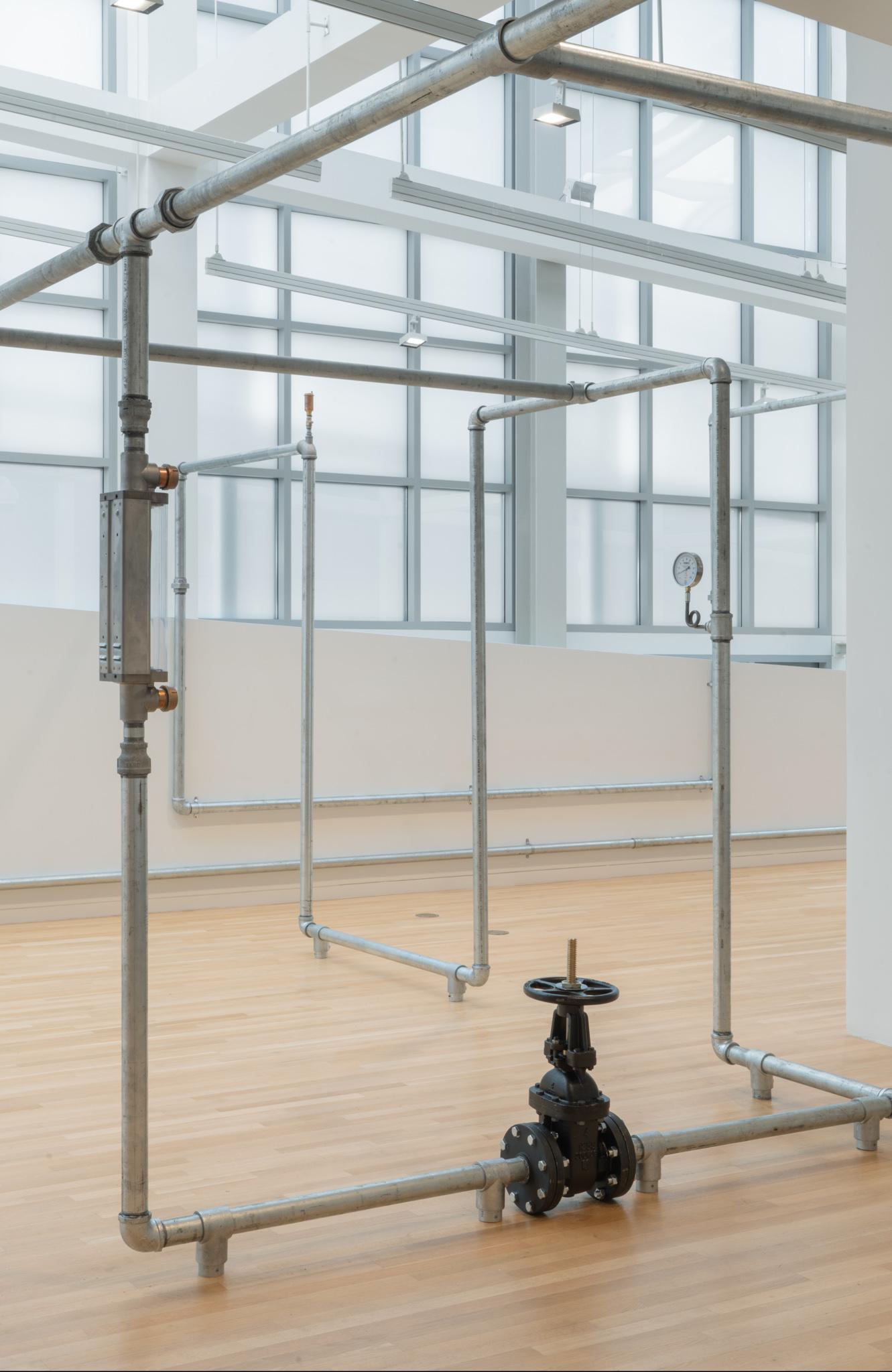 Nancy Holt's Heating System installed at the Wexner Center for the Arts