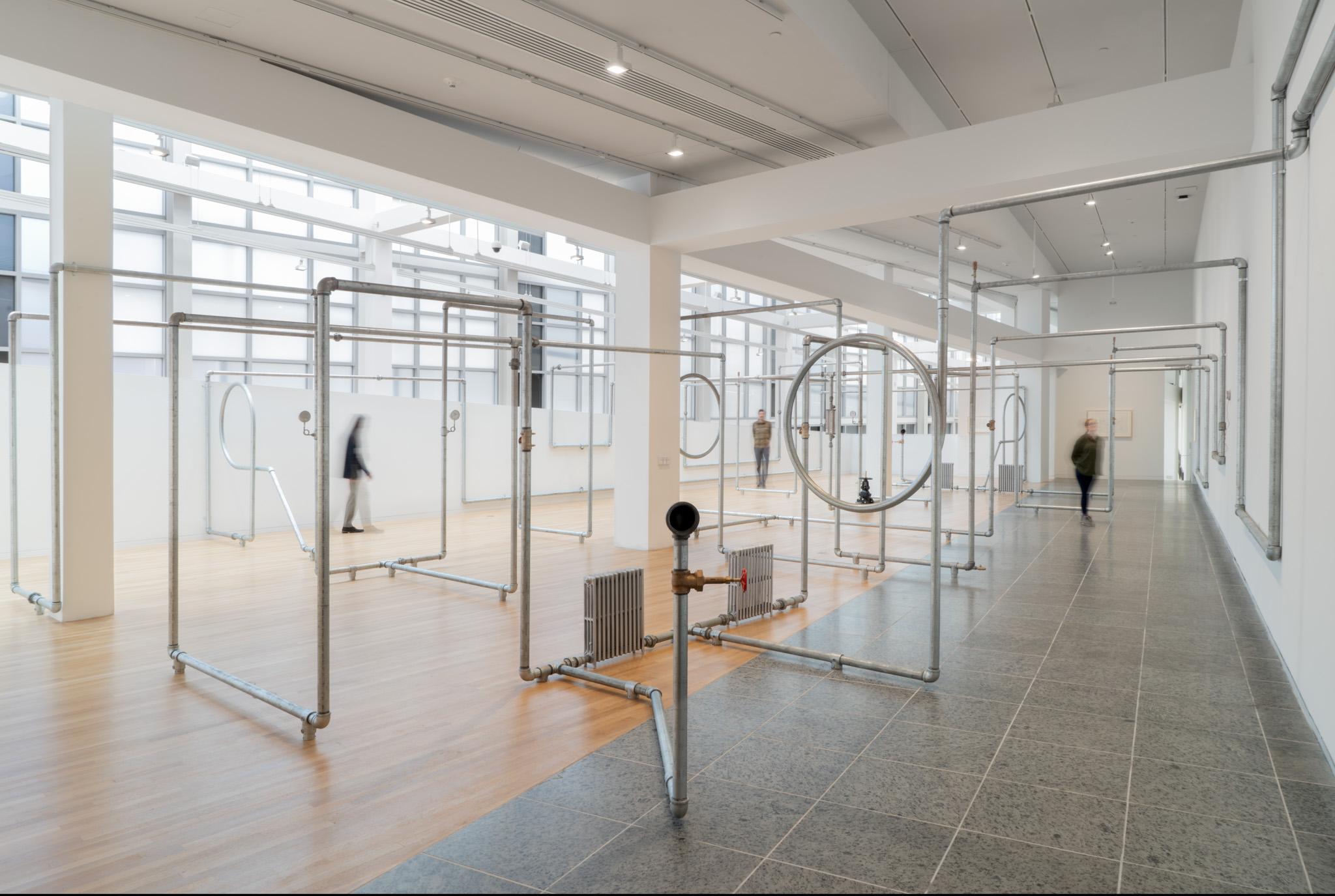 Nancy Holt's Heating System installed at the Wexner Center for the Arts