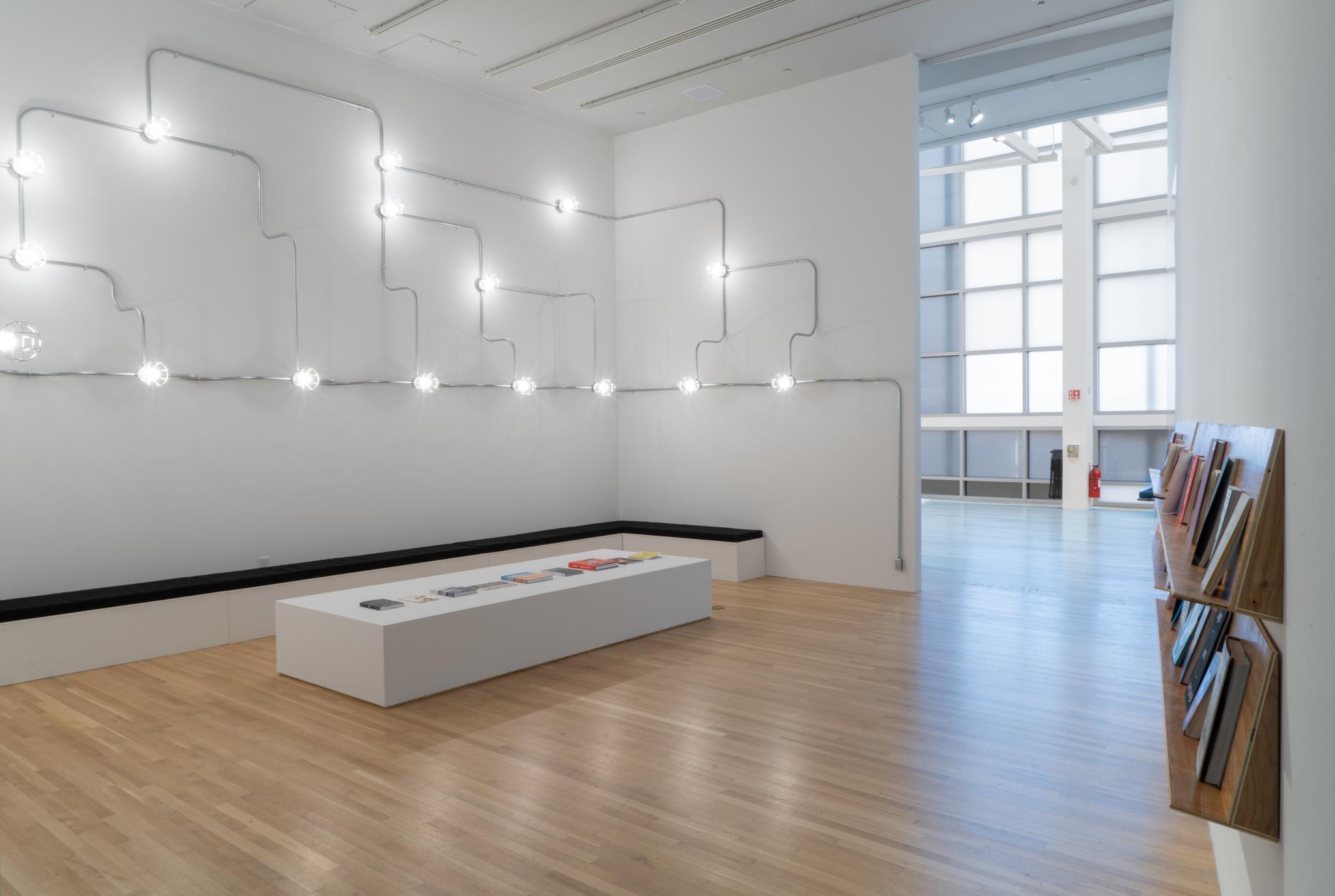 Installation view of Nancy Holt: Power Systems, Wexner Center for the Arts, Columbus, Ohio, 2025