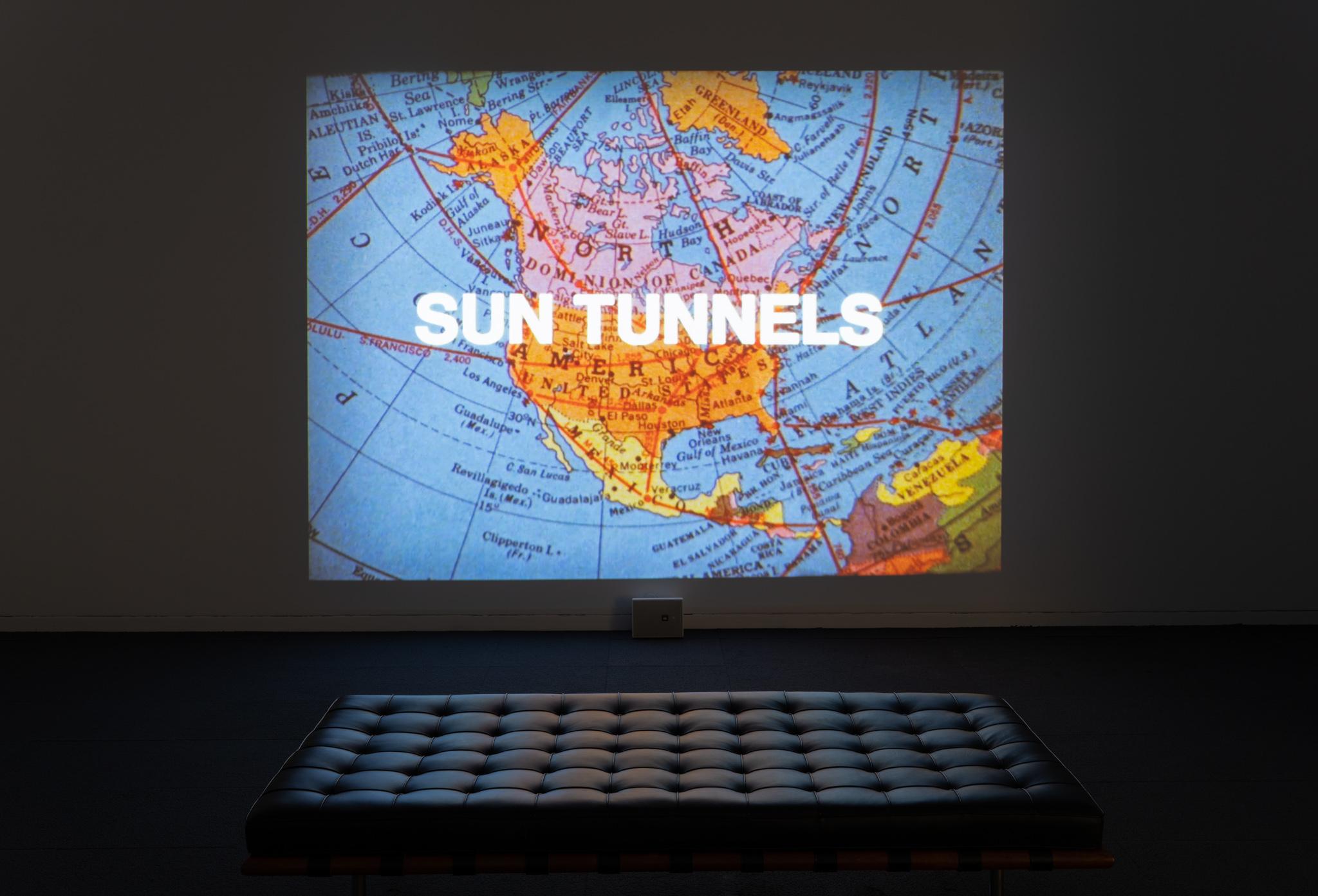 Installation view of Nancy Holt: Power Systems, Wexner Center for the Arts, Columbus, Ohio, 2025