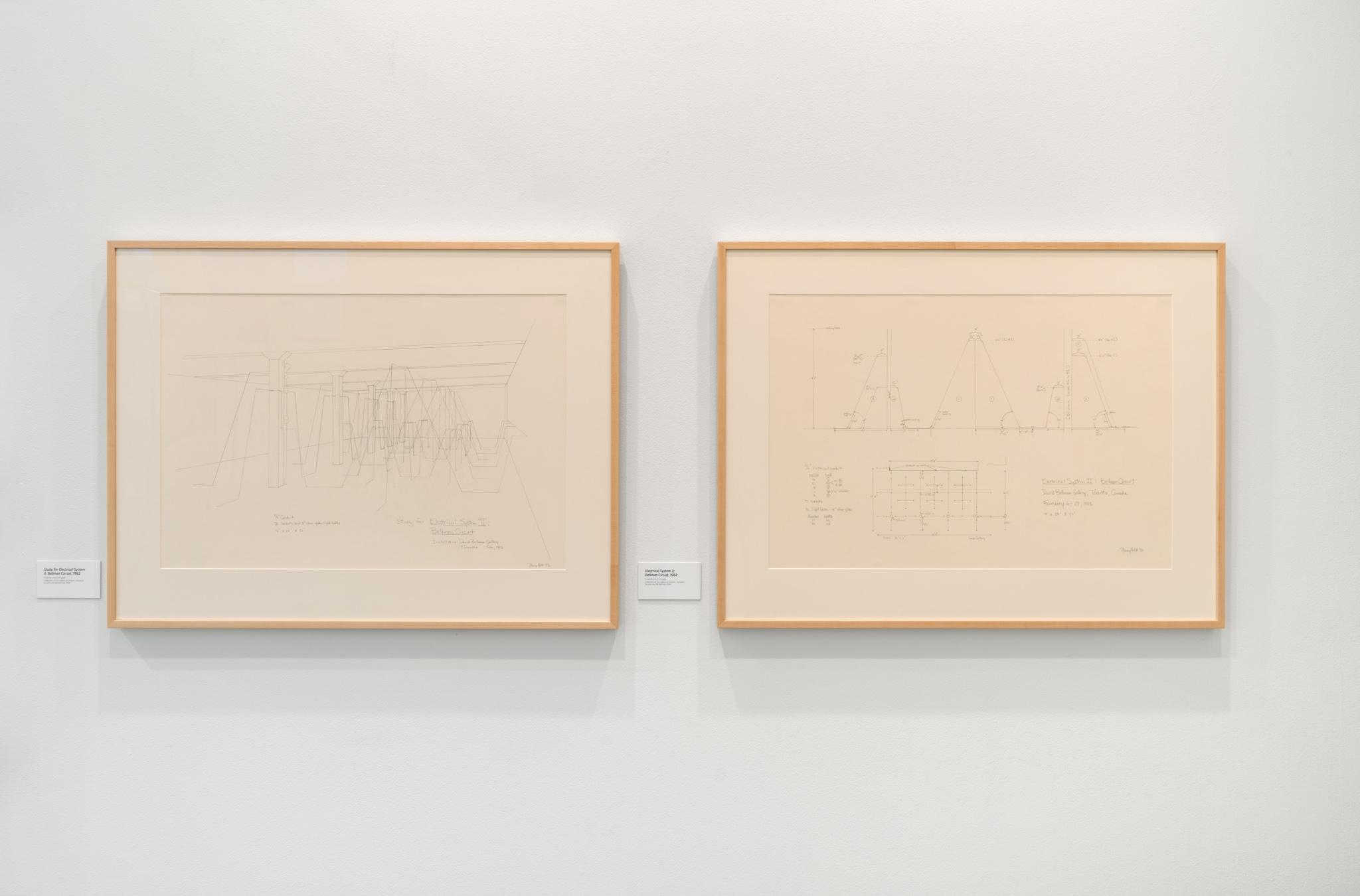 Installation view of Nancy Holt: Power Systems, Wexner Center for the Arts, Columbus, Ohio, 2025