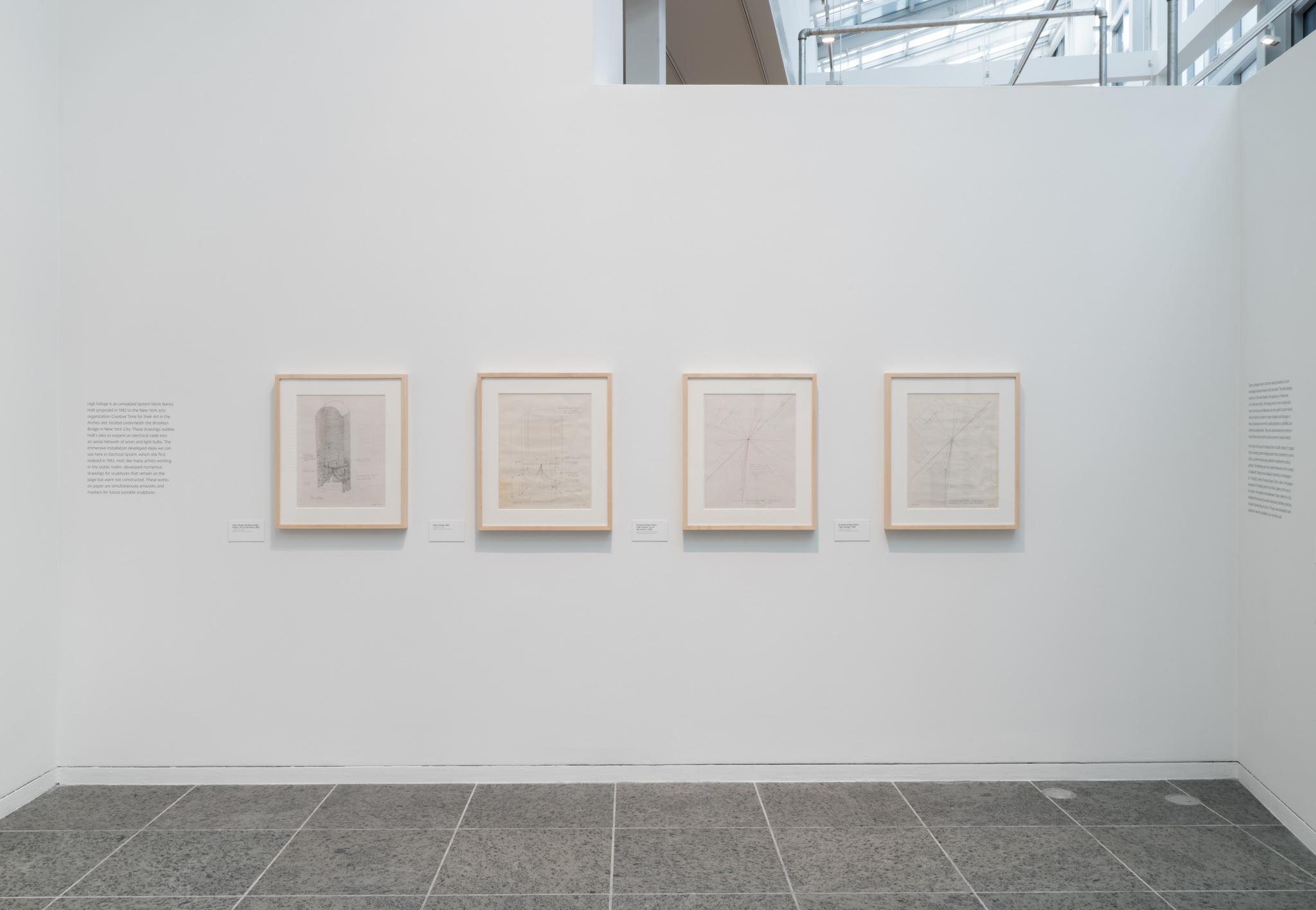 Installation view: Nancy Holt: Power Systems, Wexner Center for the Arts, Columbus, Ohio, 2025