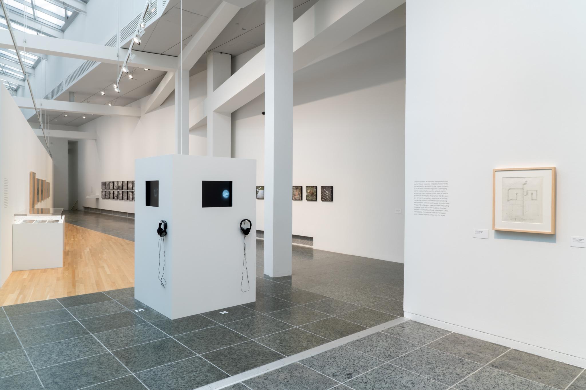 Installation view: Nancy Holt: Power Systems, Wexner Center for the Arts, Columbus, Ohio, 2025