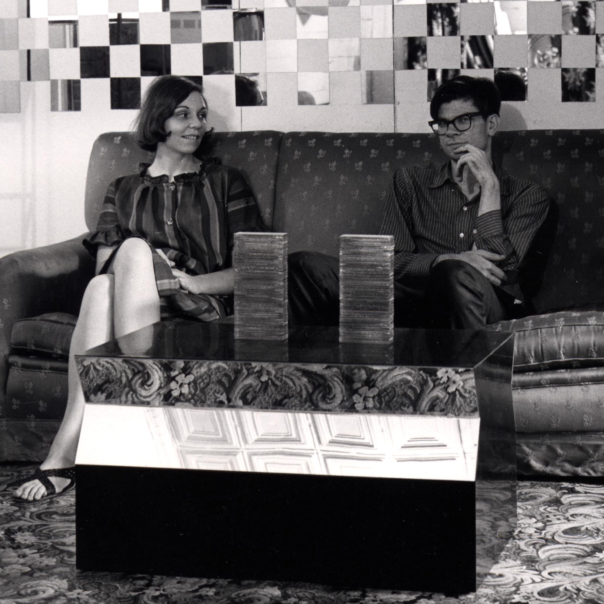 Robert Smithson's Untitled in Nancy Holt and Smithson's New York City loft in Greenwich Village, 1964.