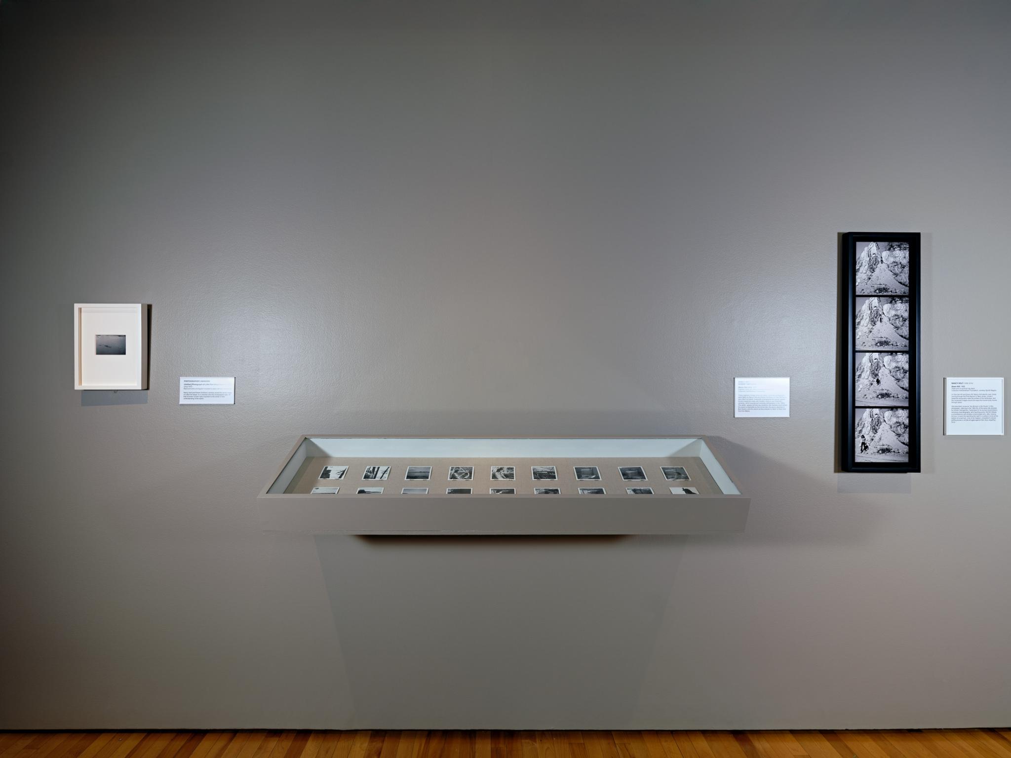 a detail of the exhibition