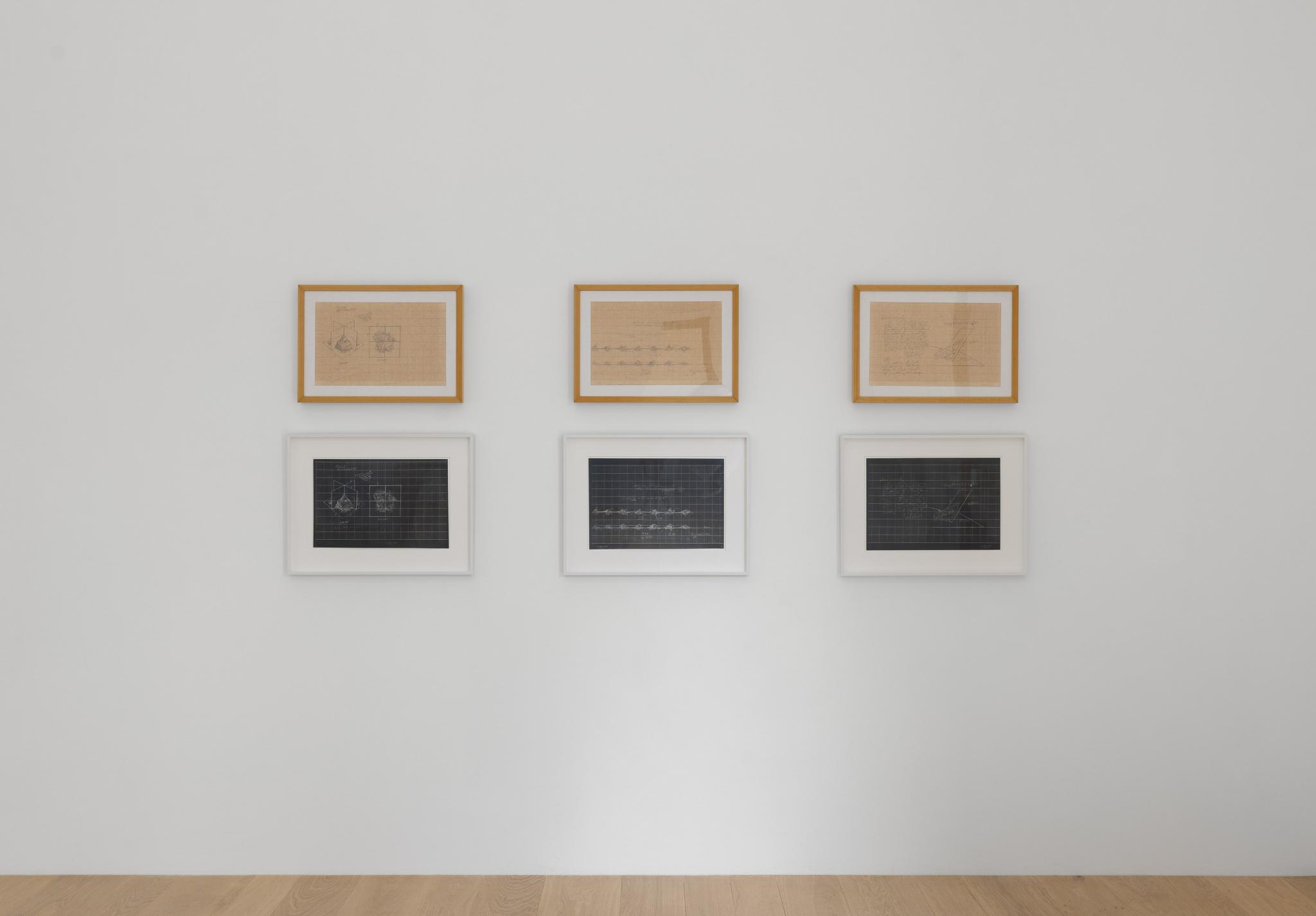 Robert Smithson artworks in a museum gallery
