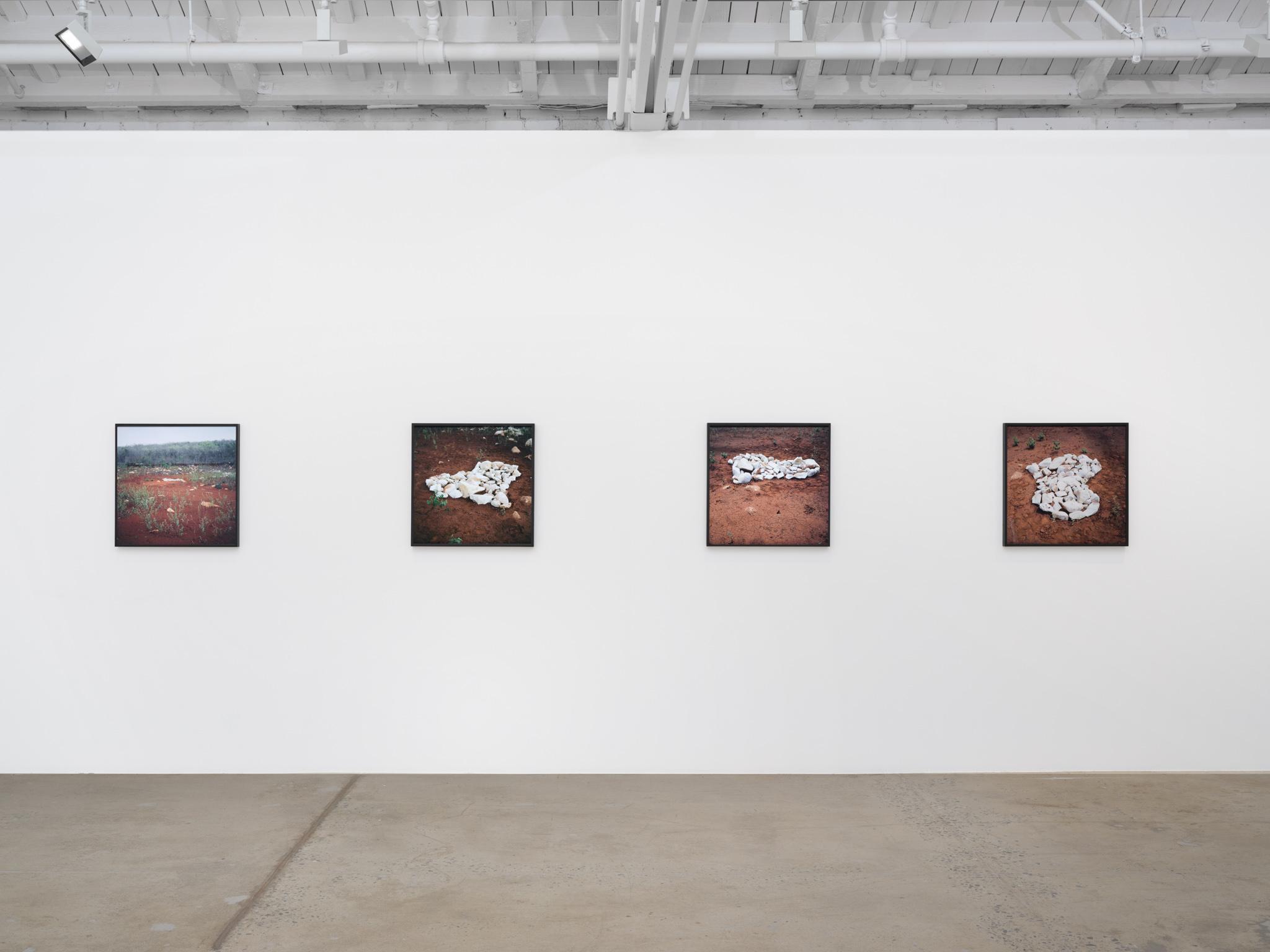 a group of four photograps