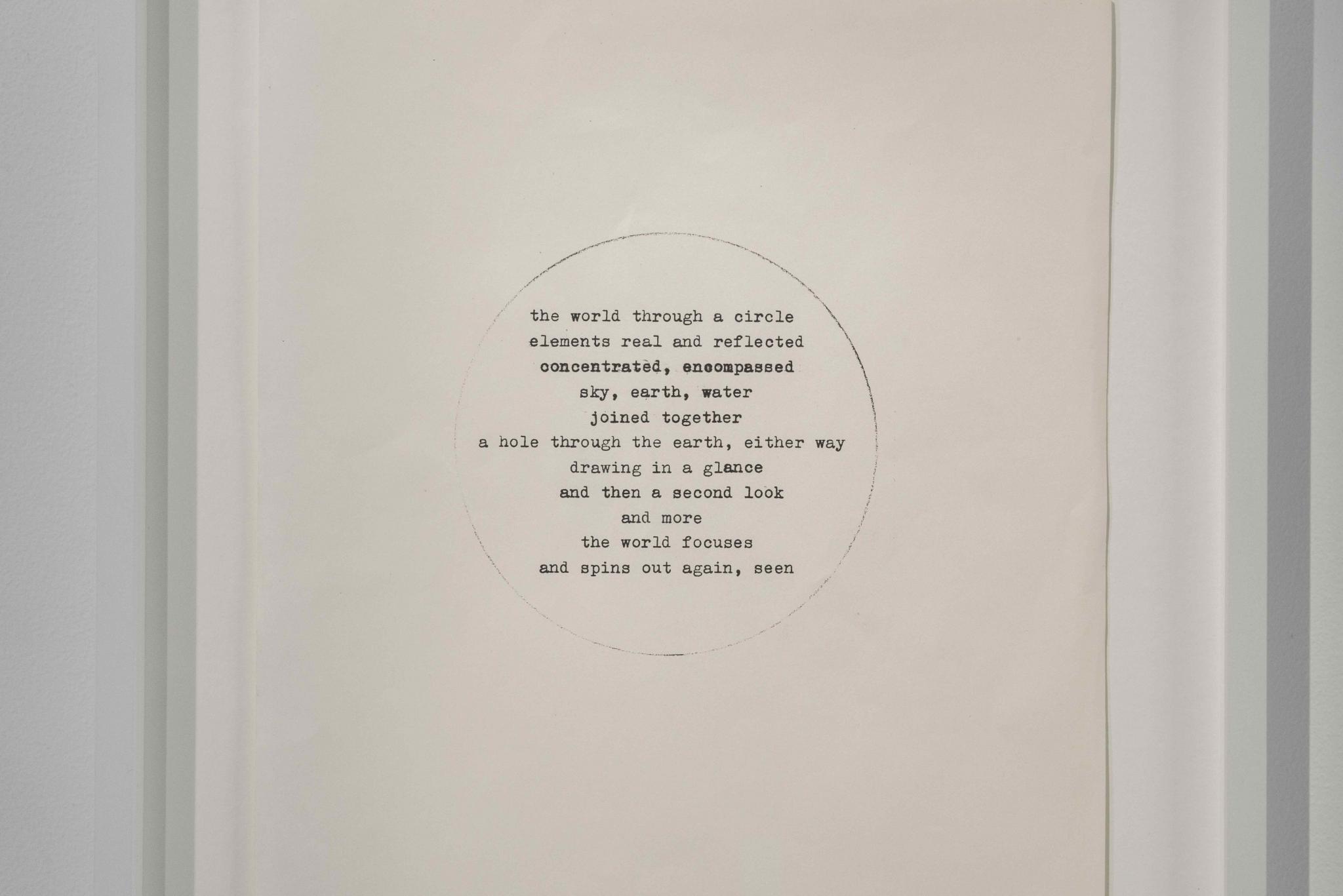 typewriter text within a circle