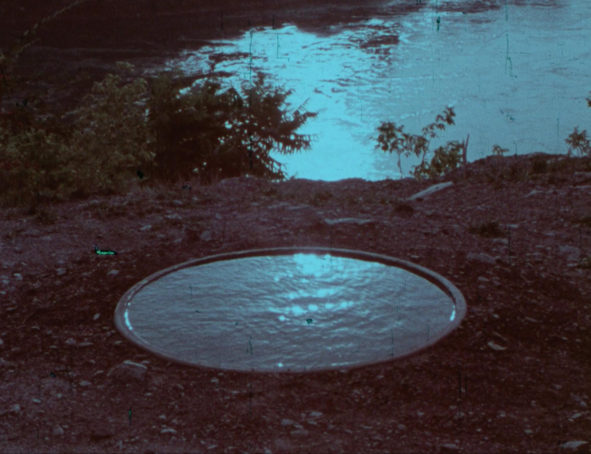 a film still of flowing water