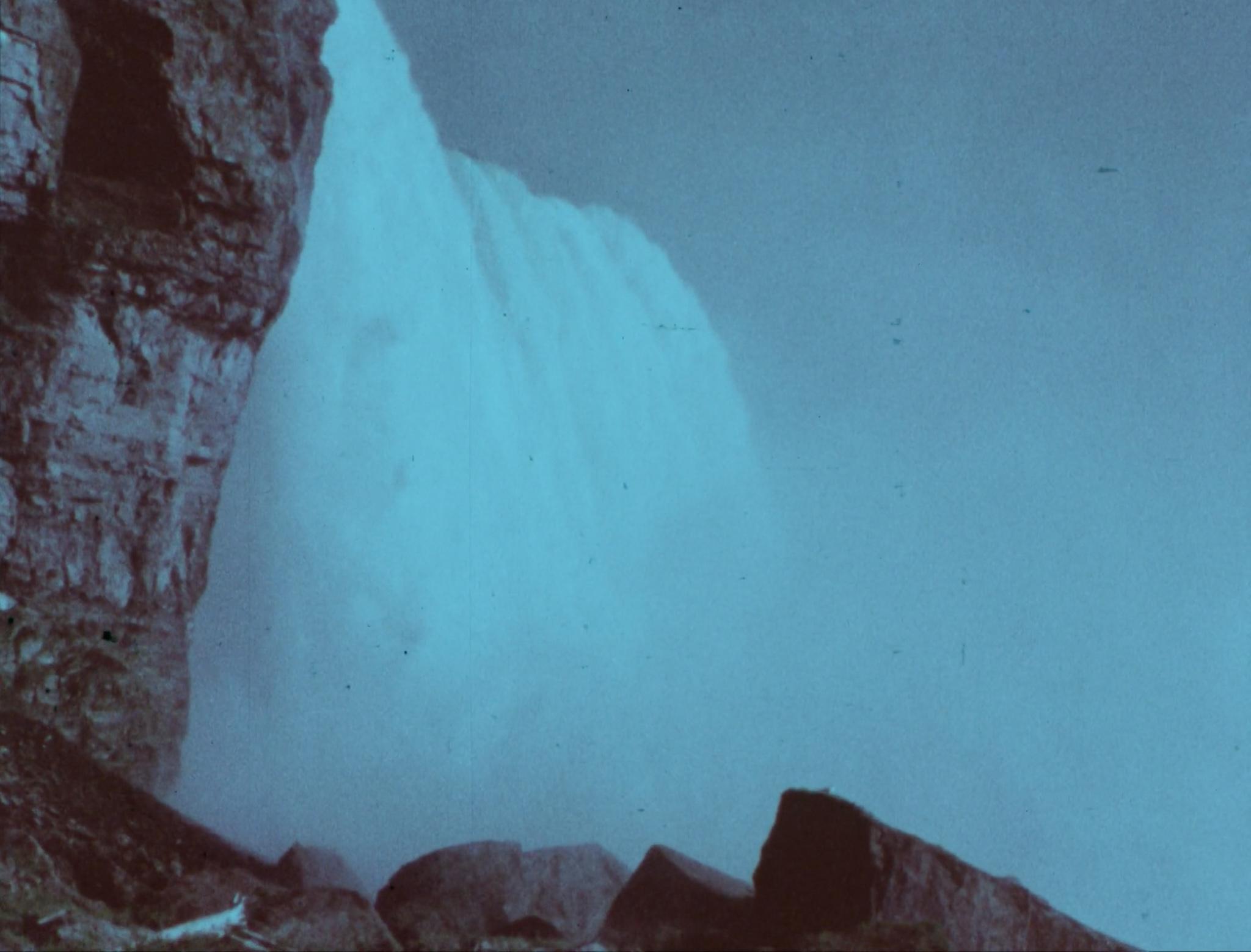 a film still of flowing water
