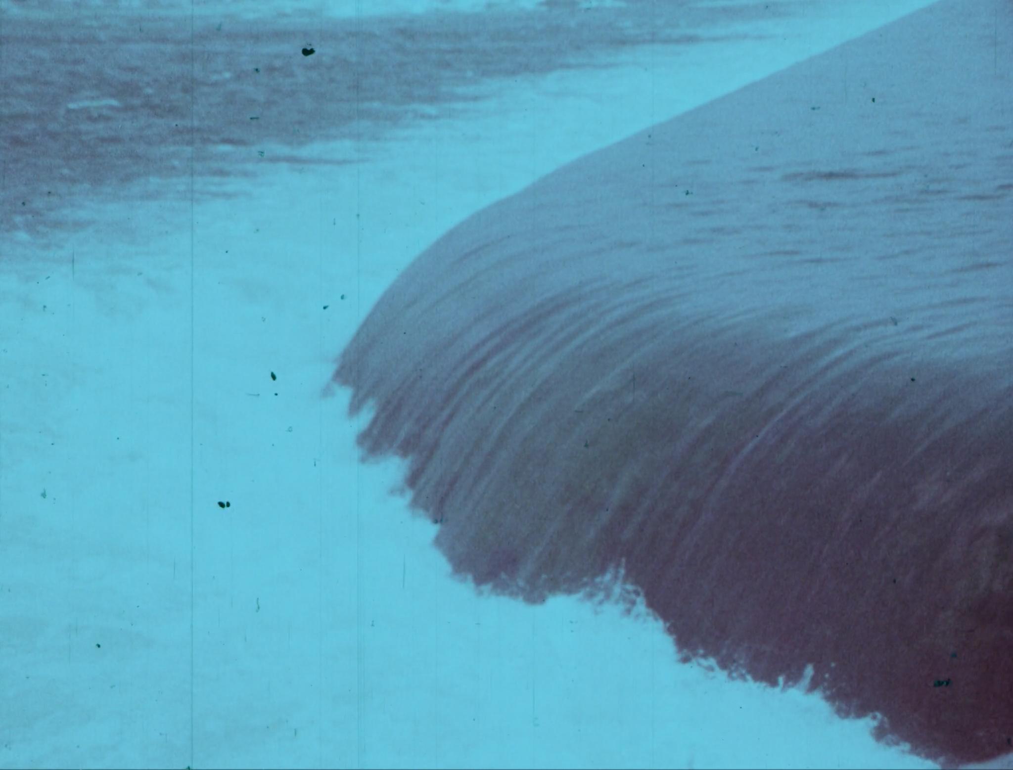 a film still of flowing water