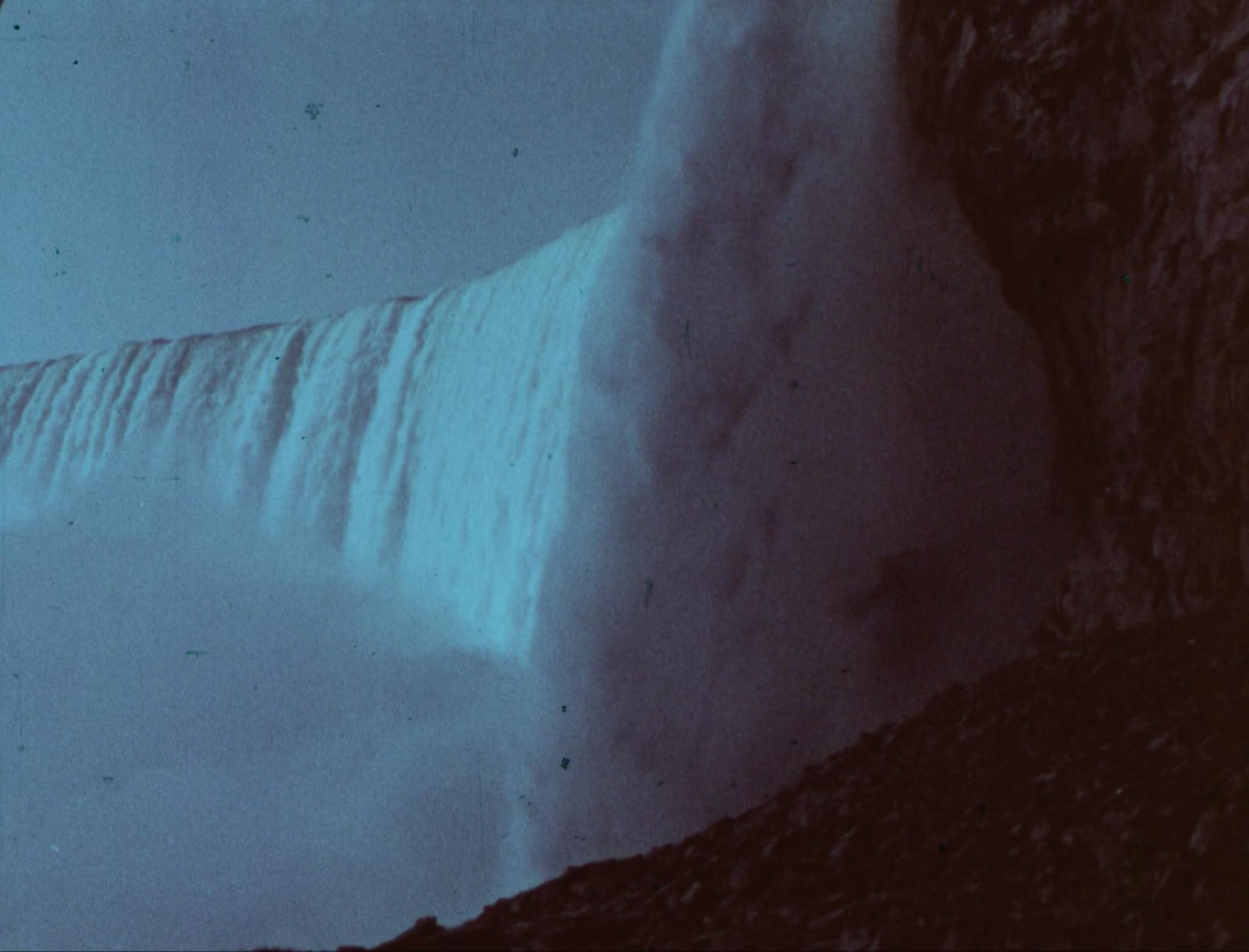 a film still of flowing water