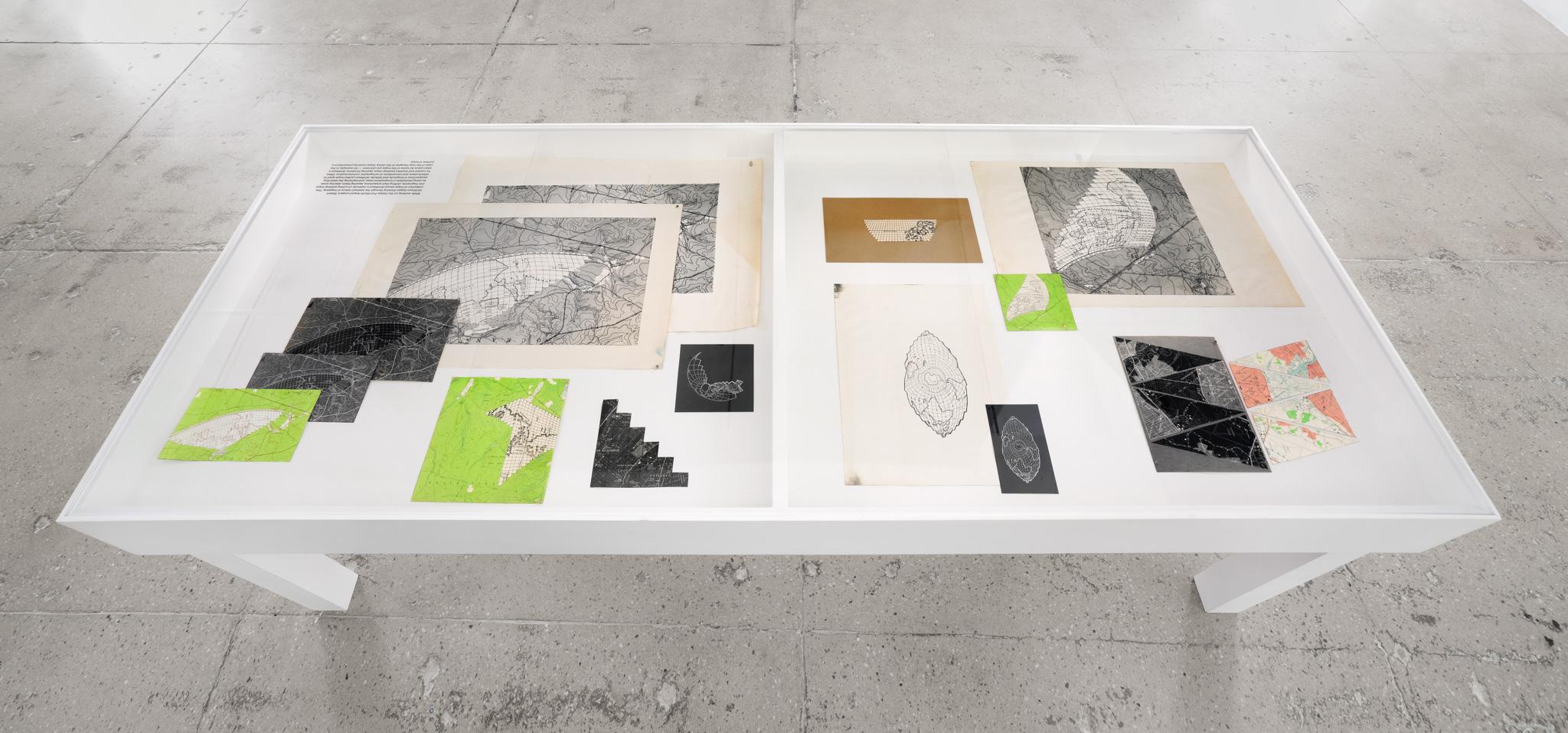 Smithson artworks at Marian Goodman Gallery, New York [Tribeca space]