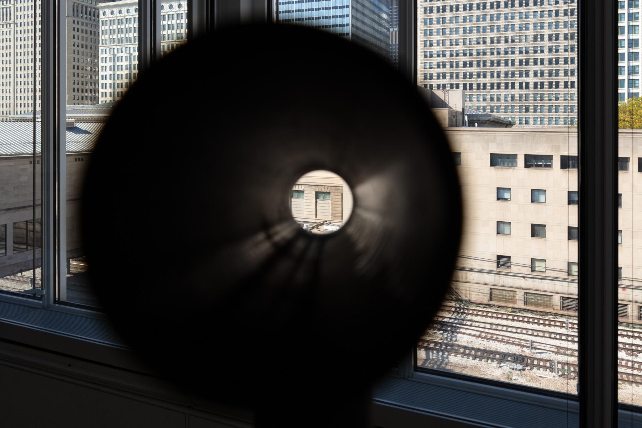 A Locator looking to two windows