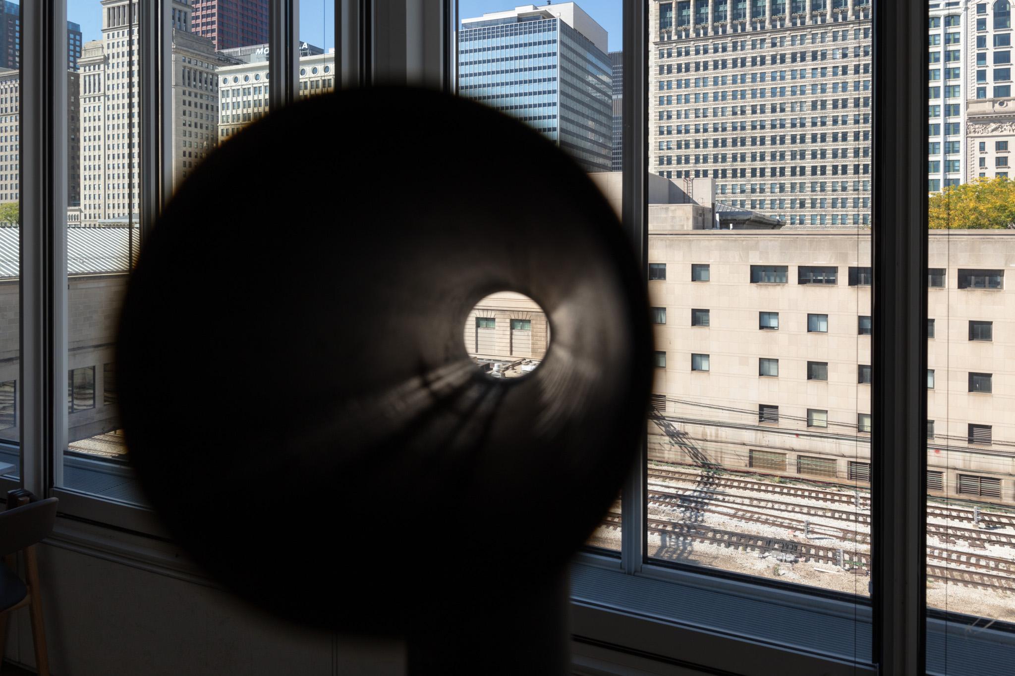 A Locator looking to two windows