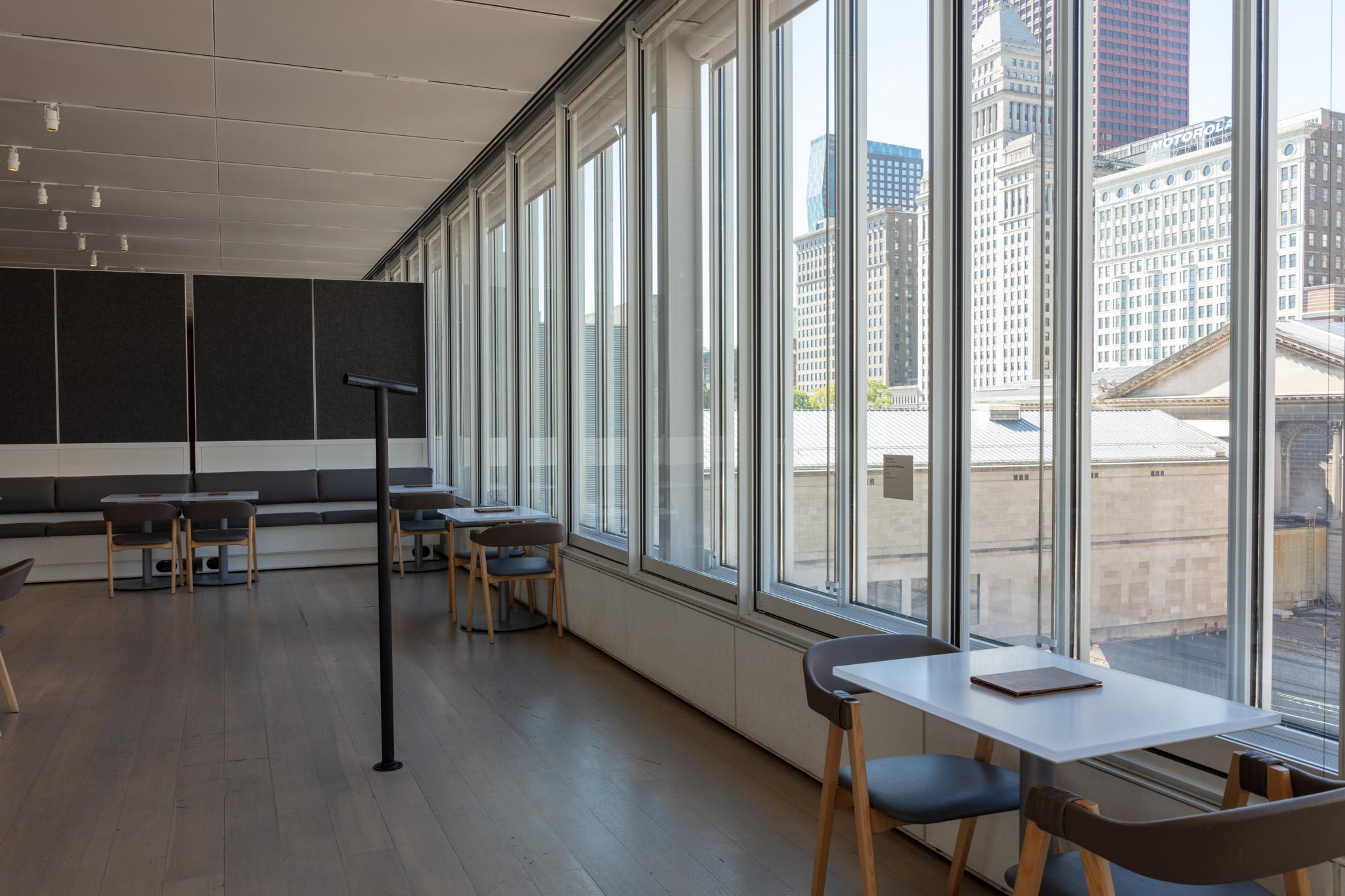 A Locator looking to two windows