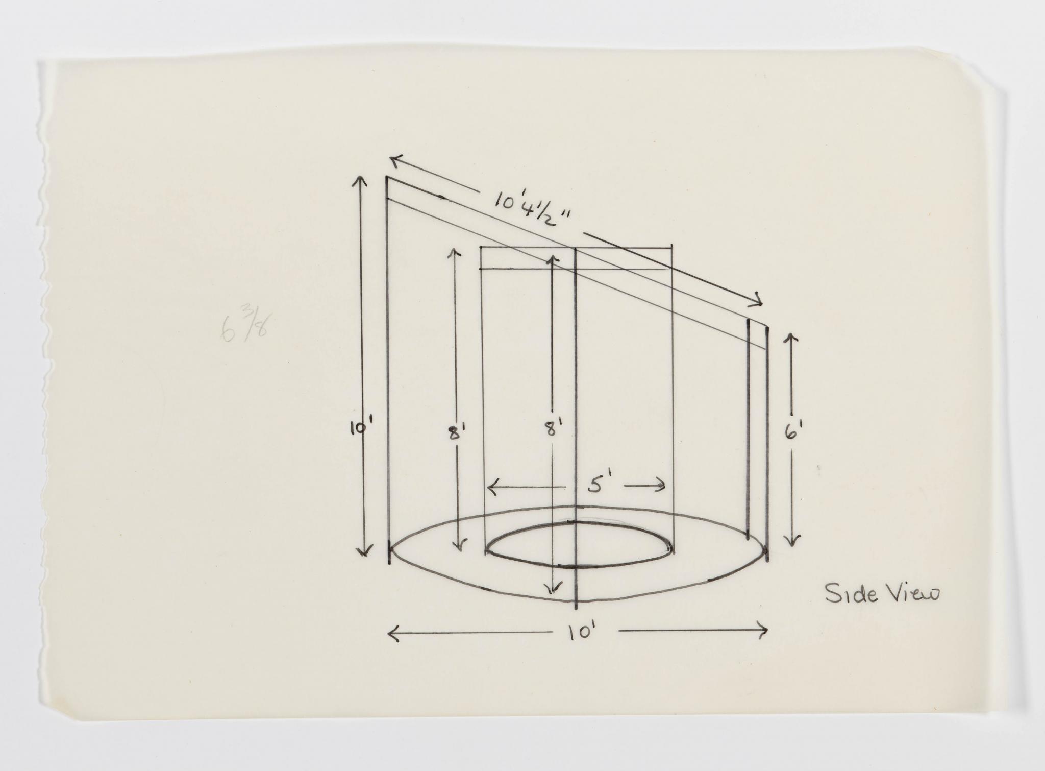 drawing for a sculpture